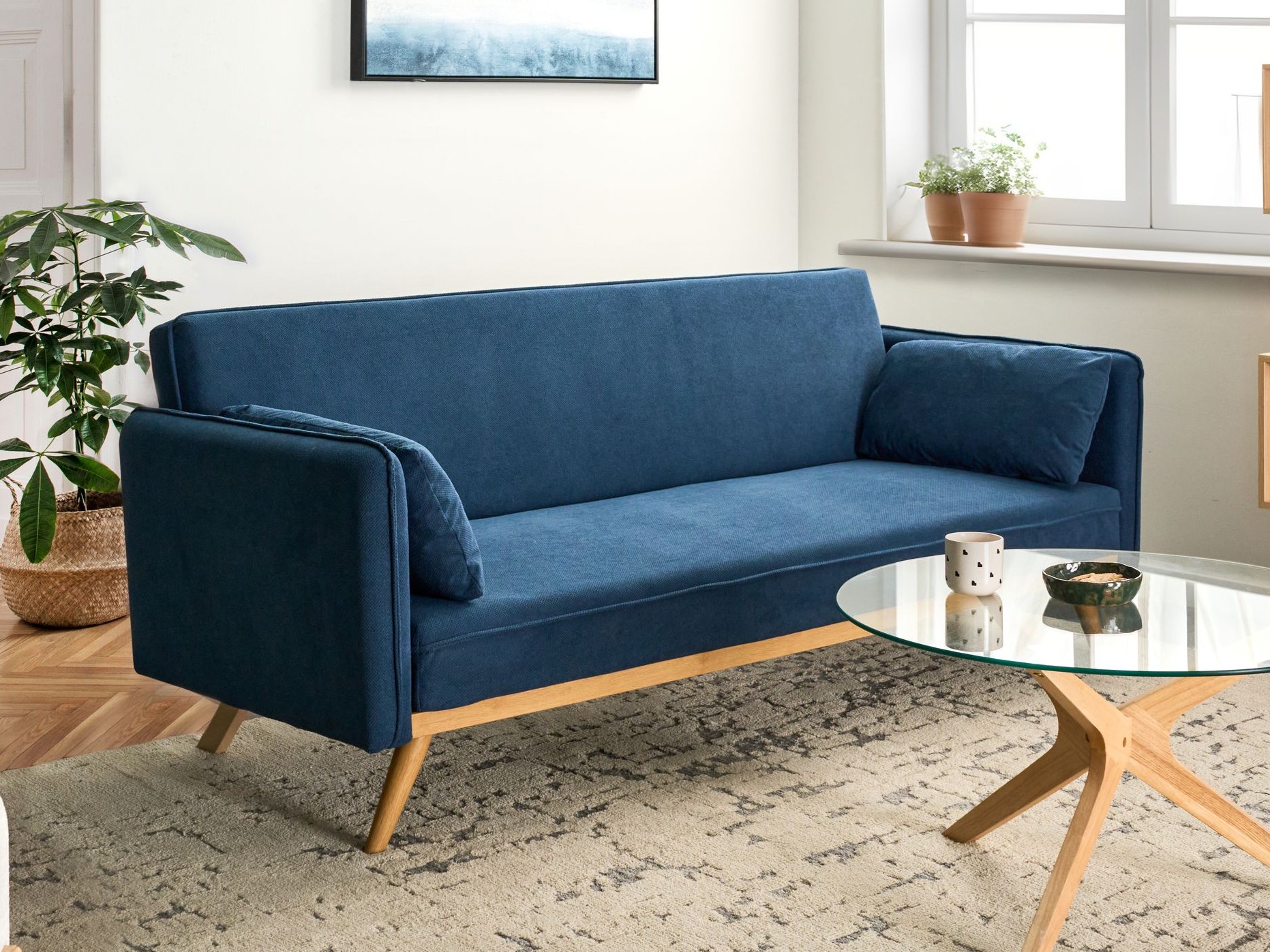 Sofa na razvlačenje Berwyn 2821 (Plava)