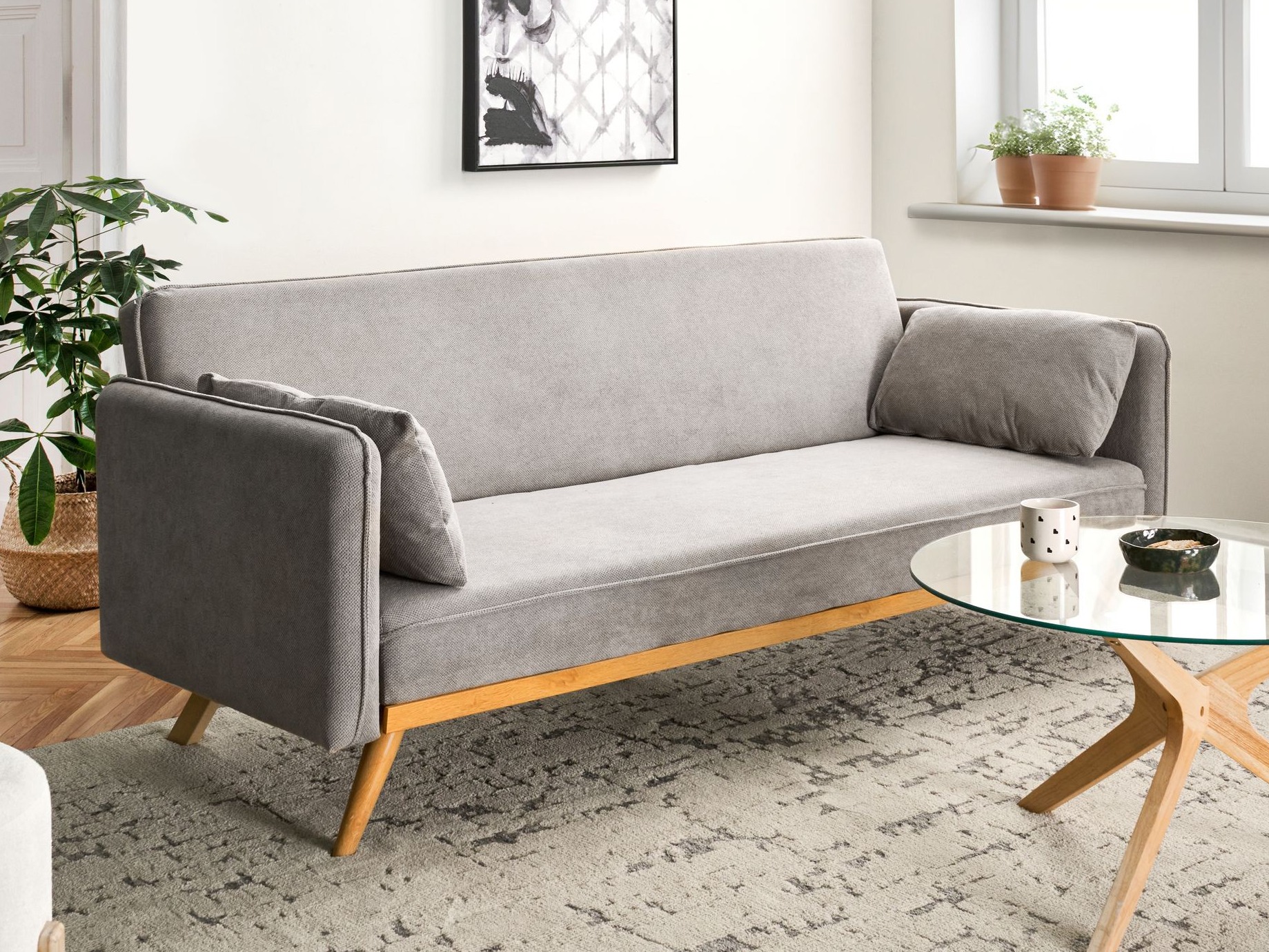 Sofa na razvlačenje Berwyn 2821 (Sivo)