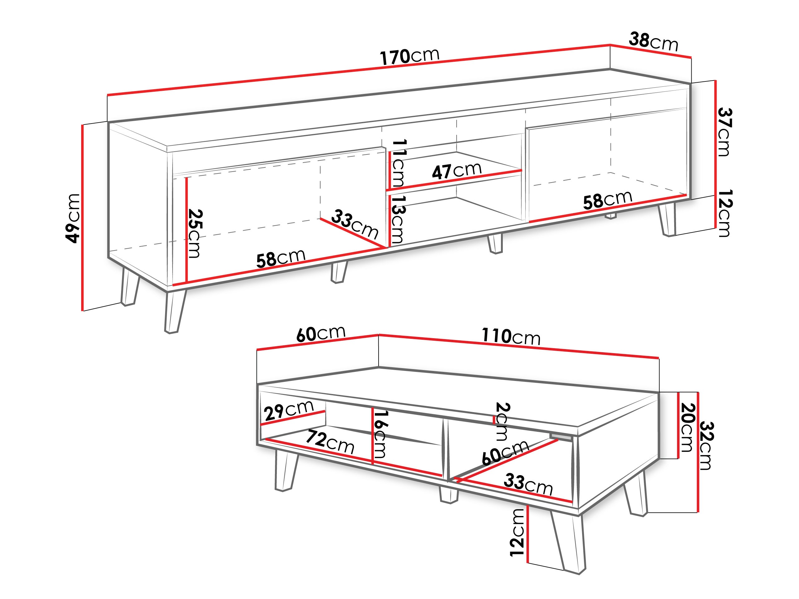 Set za dnevnu sobu Melevara 107