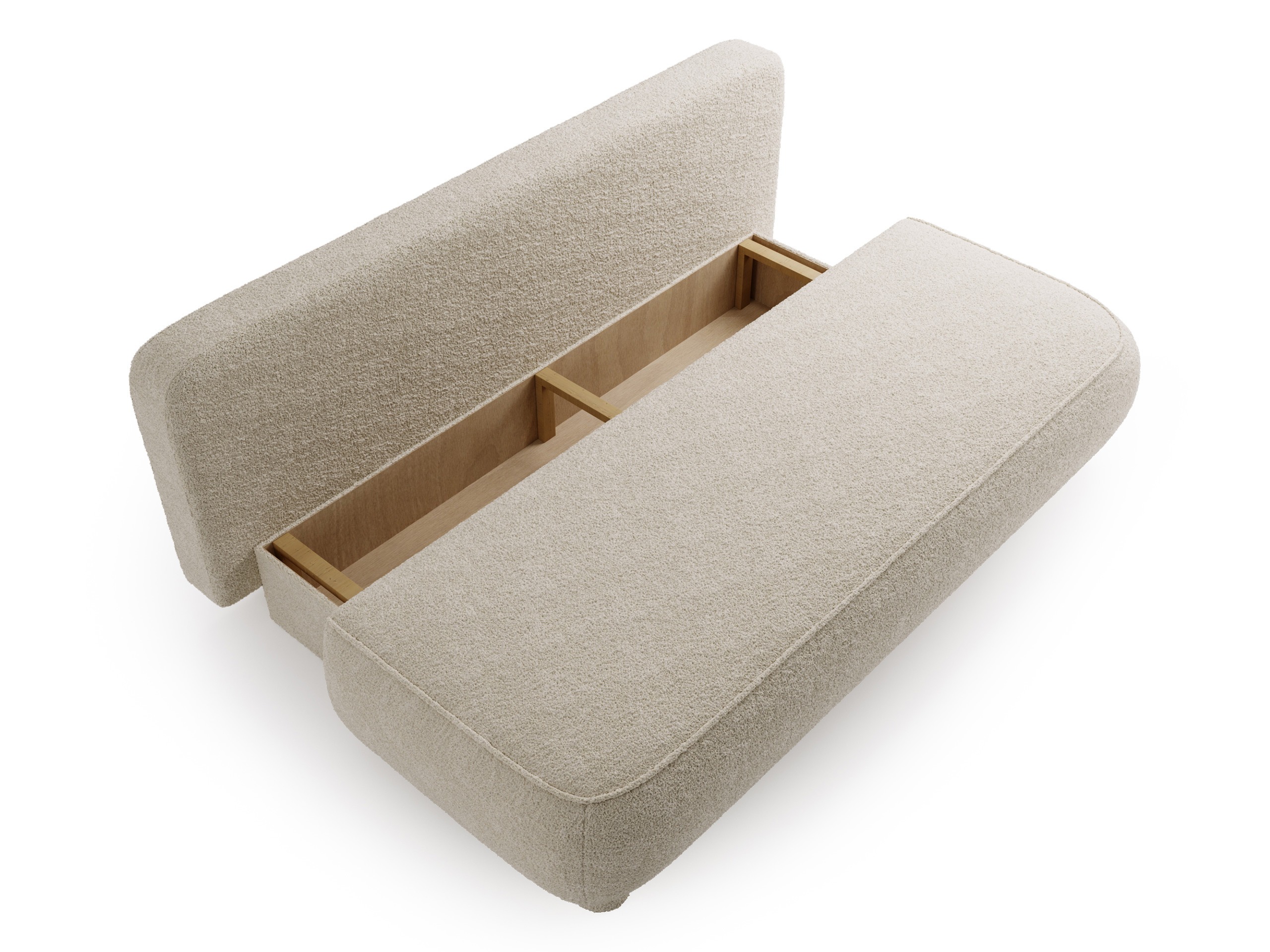 Sofa na razvlačenje TrendyNest Canora (Coral 55)