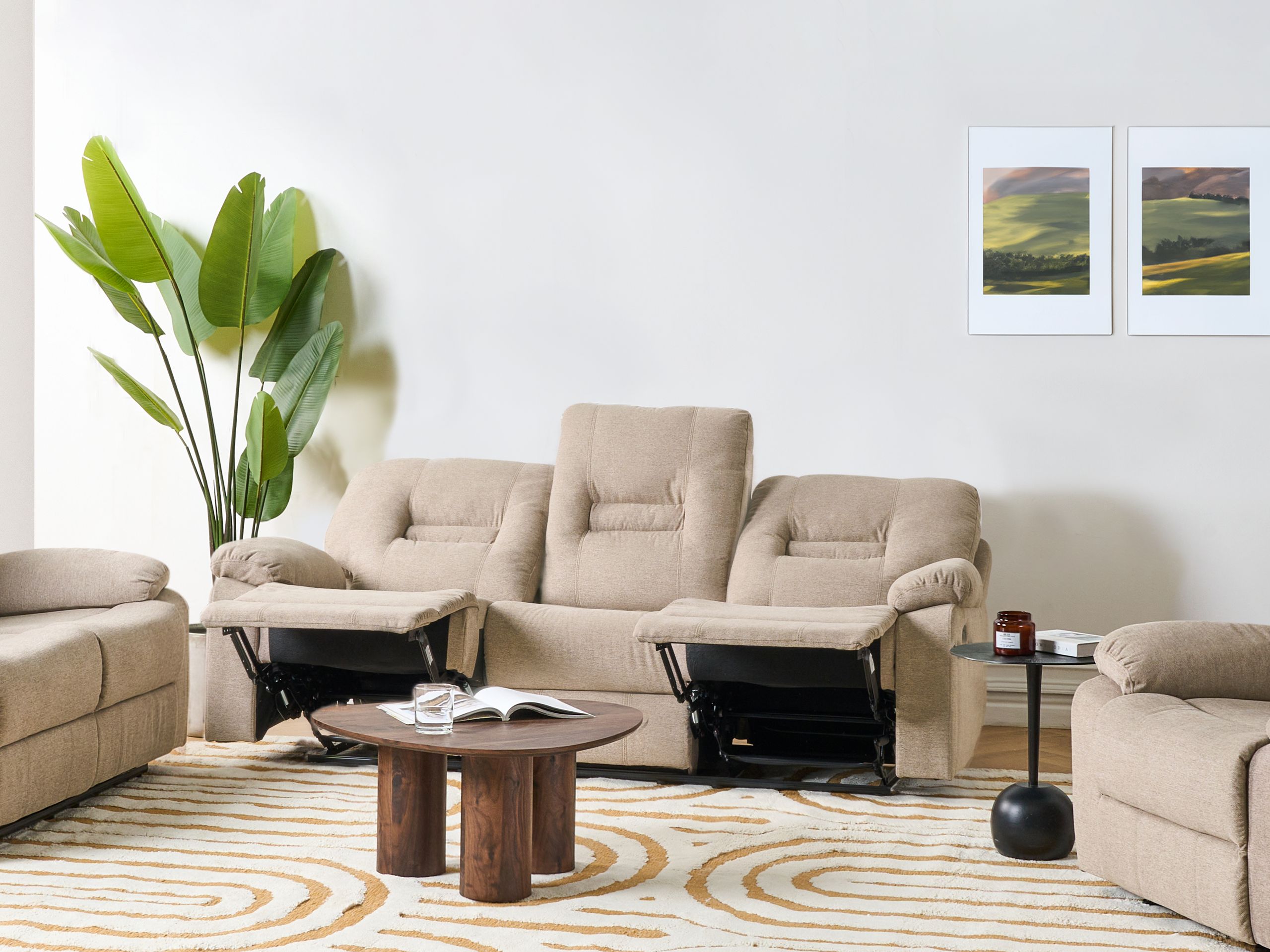 Relaks sofa Tivlira 111 (Bež)