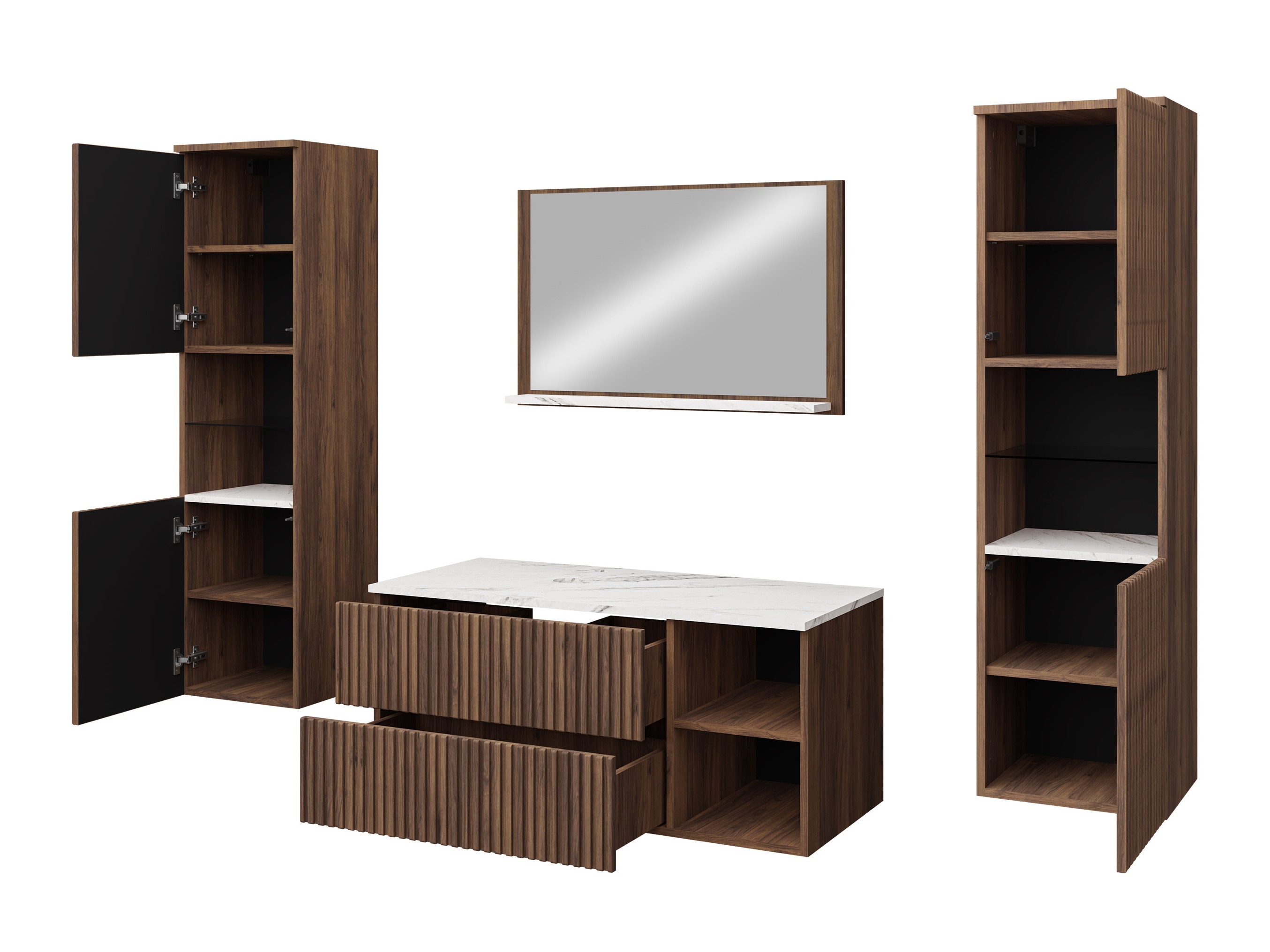Set za kupatilo Nauta II (Kašmir + Hrast)