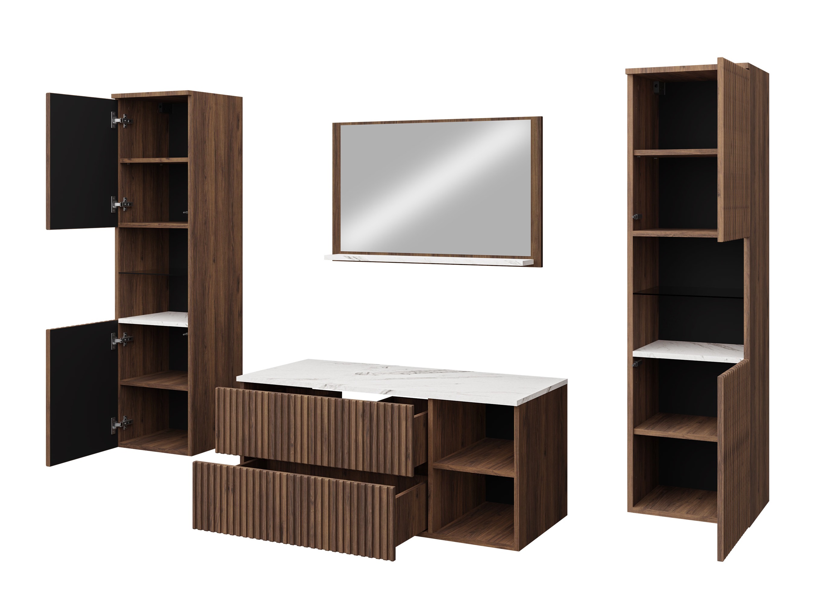 Set za kupatilo Nauta II (Kašmir + Hrast)