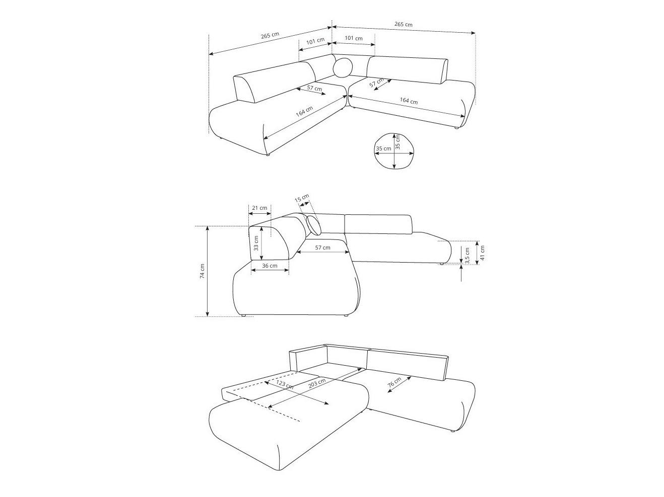 Ugaona garnitura Kingston 186 (Vinci 14)