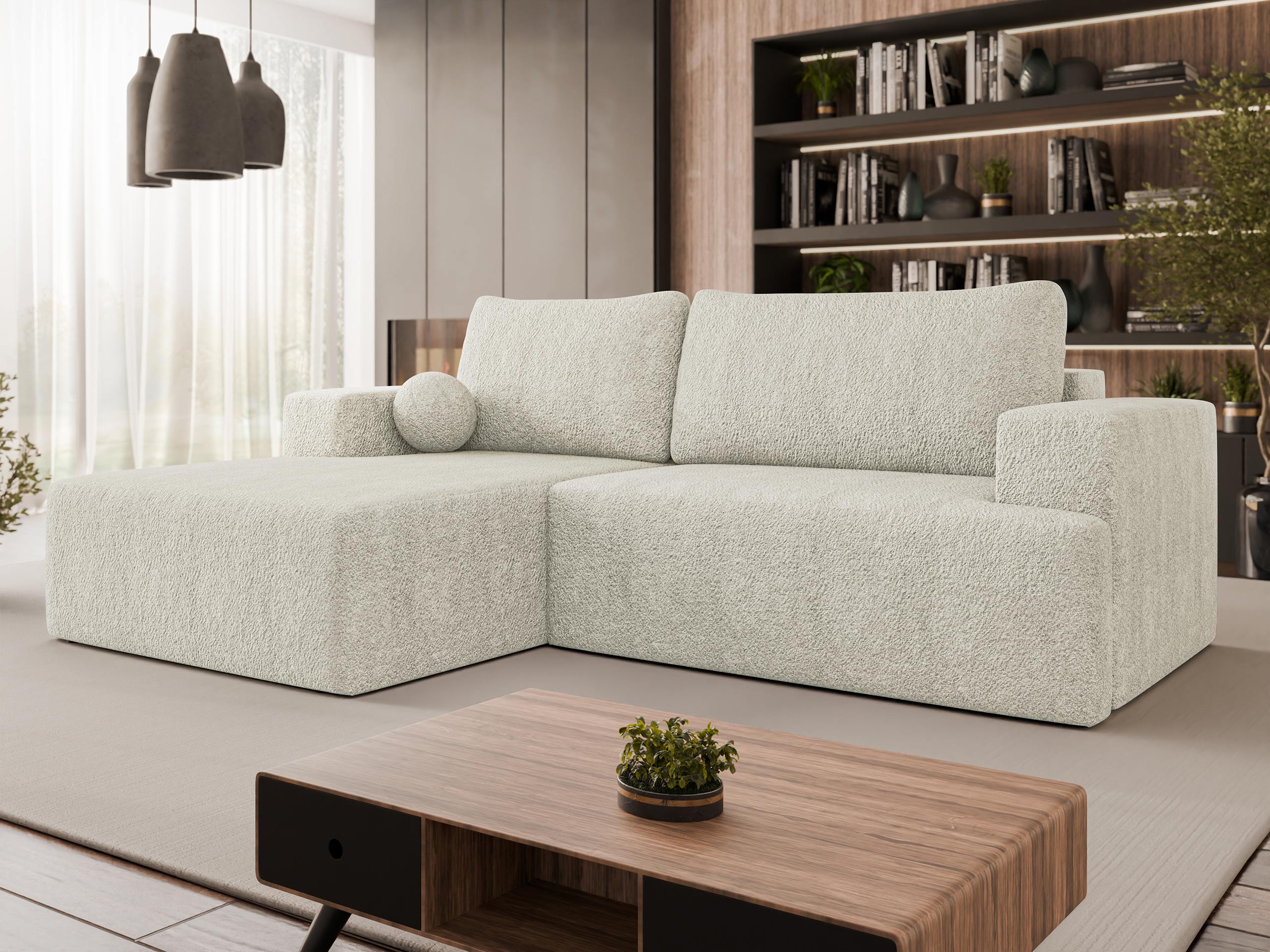 Ugaona sofa Comfivo 456 (Coral 65)
