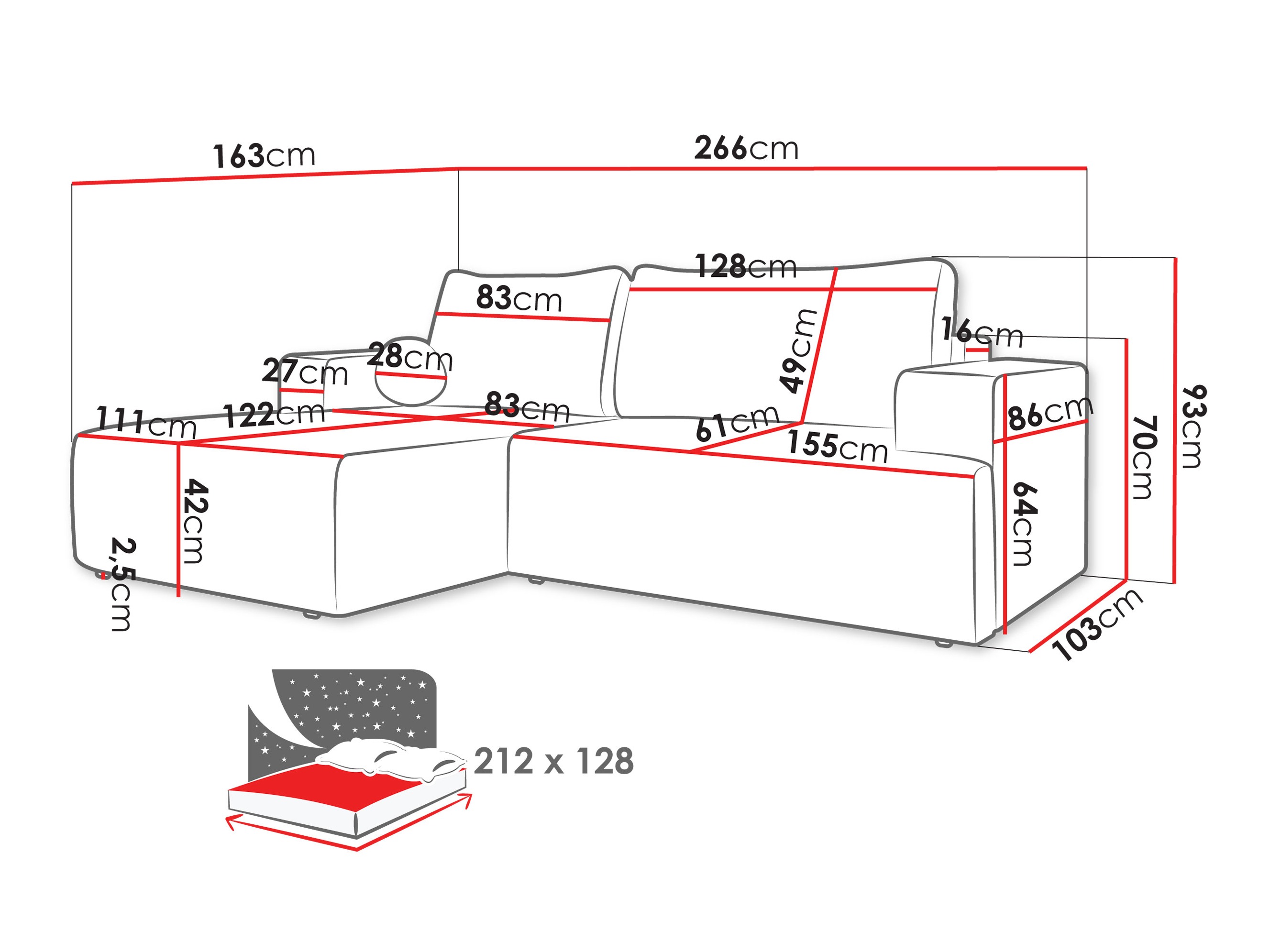 Ugaona sofa Comfivo 456 (Taro 01)