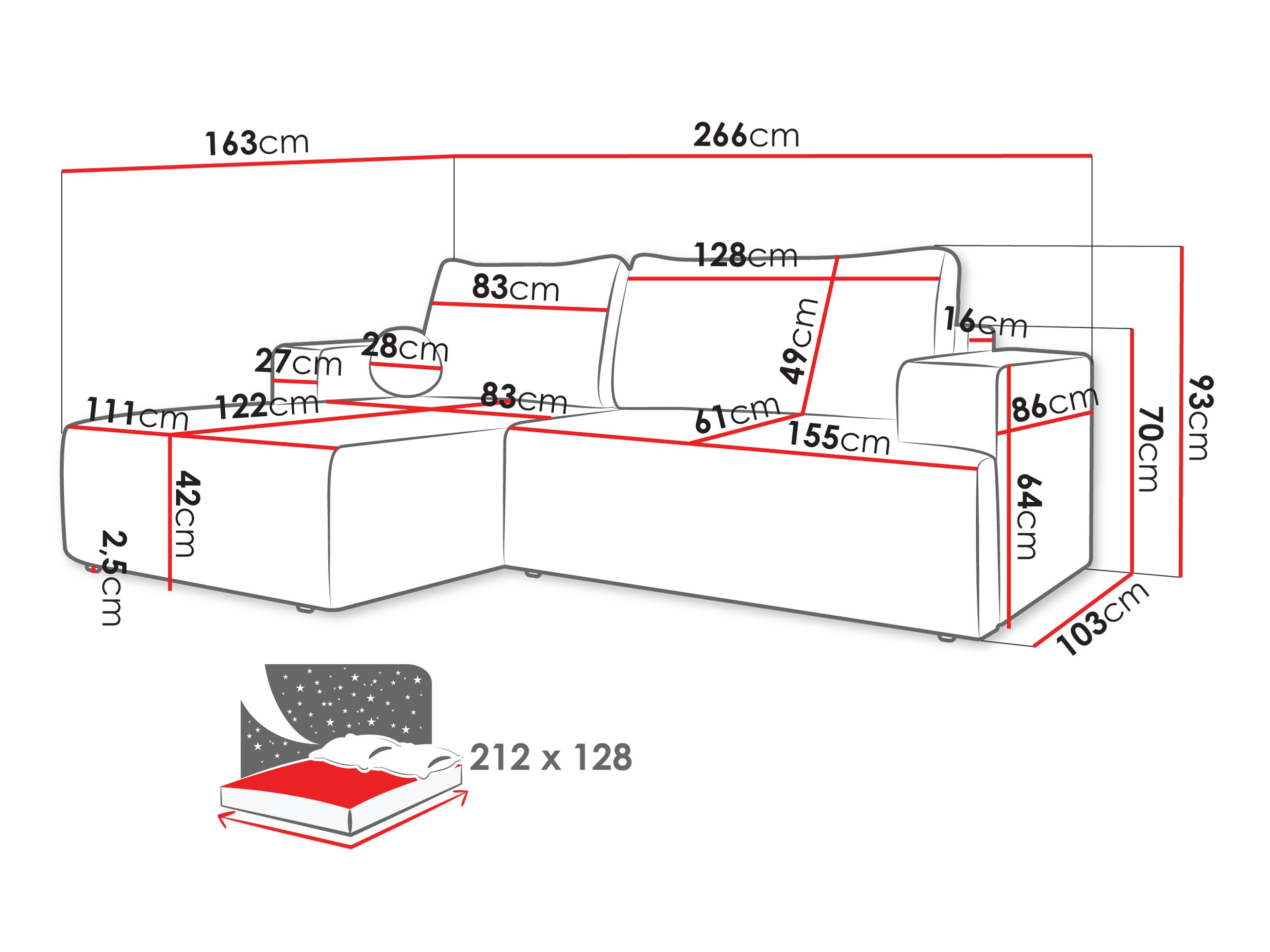 Ugaona sofa Comfivo 456 (Taro 57)