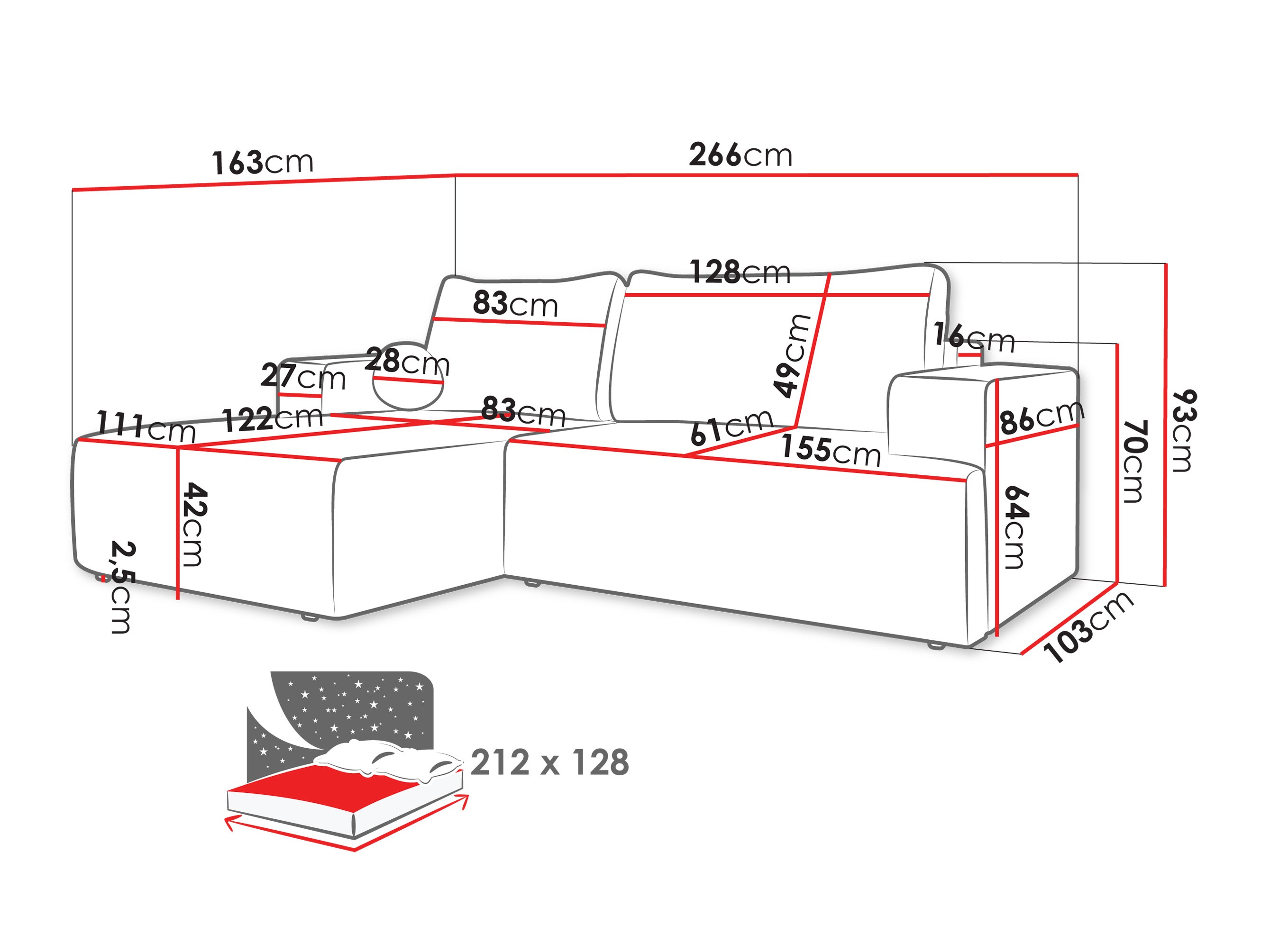 Ugaona sofa Comfivo 456 (Taro 57)