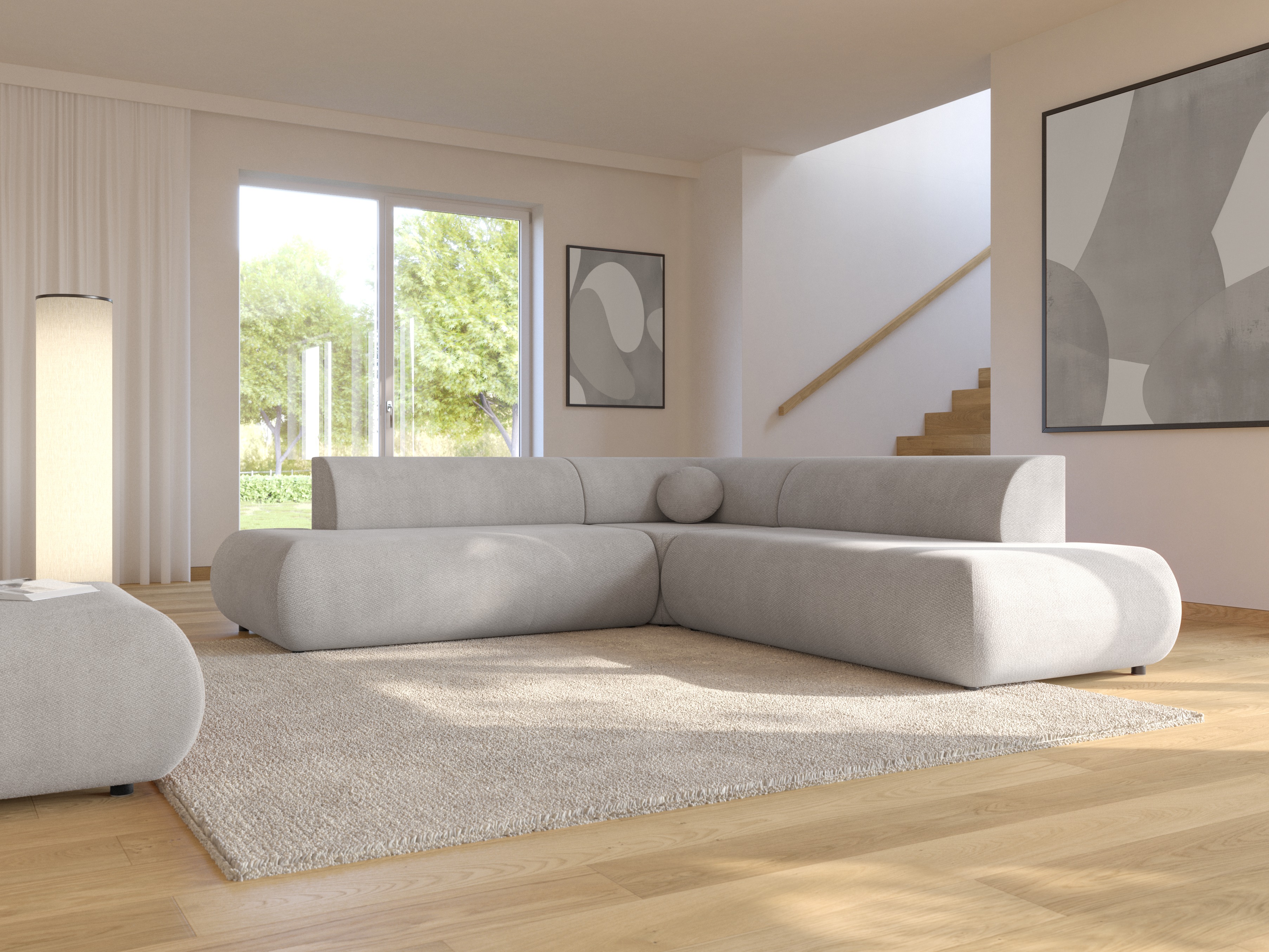 Ugaona sofa Kingston 186 (Vinci 07)