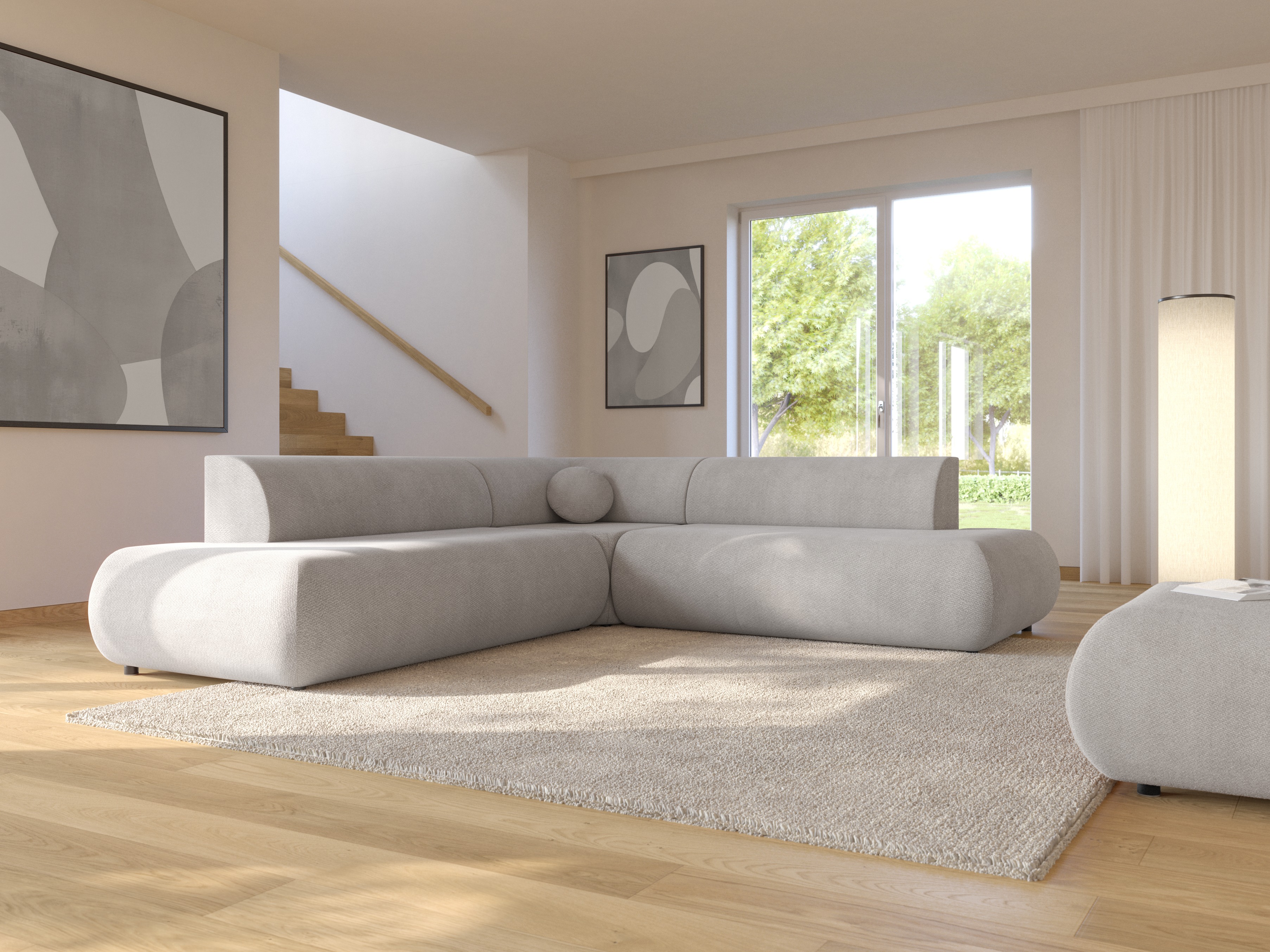 Ugaona sofa Kingston 186 (Vinci 07)