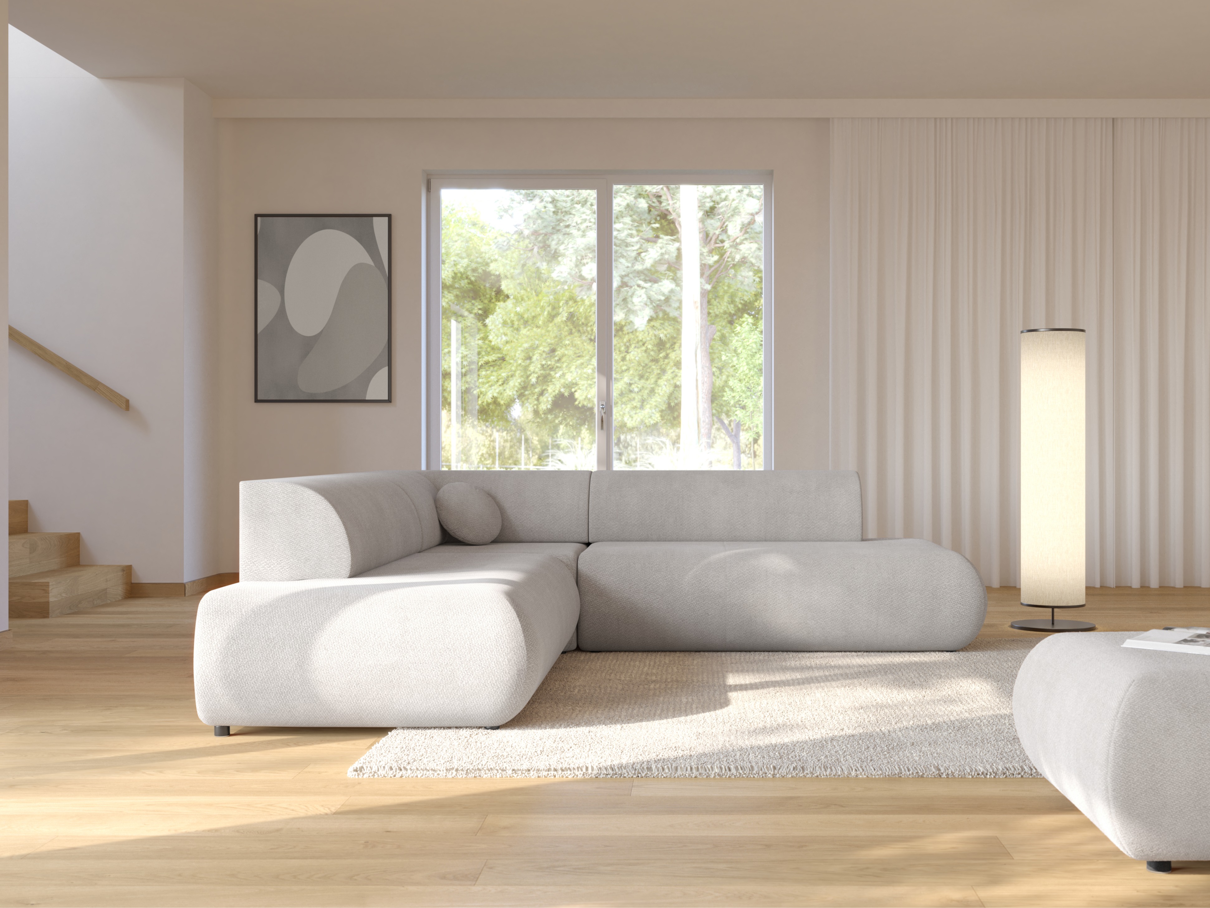 Ugaona sofa Kingston 186 (Vinci 07)