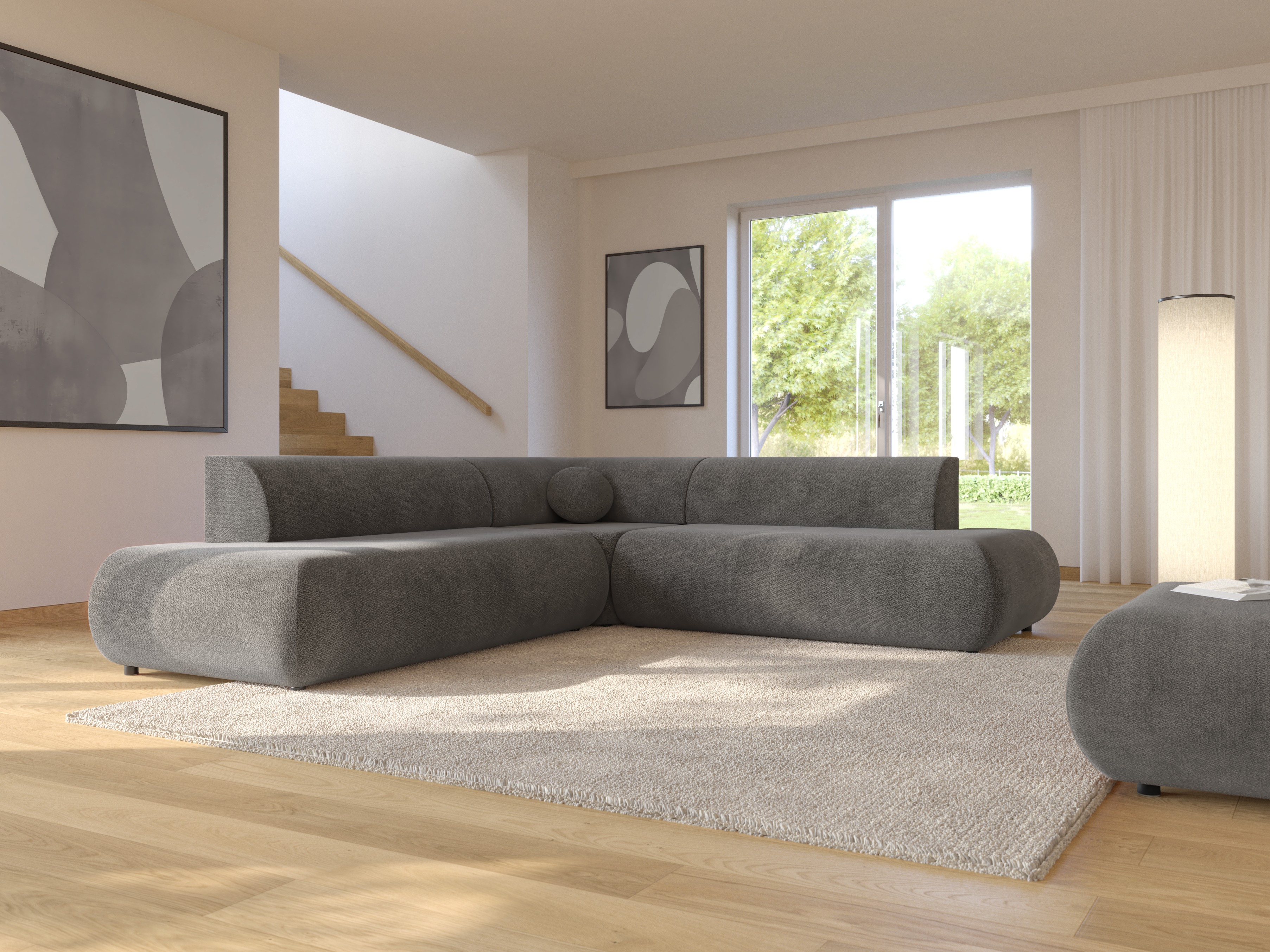 Ugaona sofa Kingston 186 (Vinci 14)