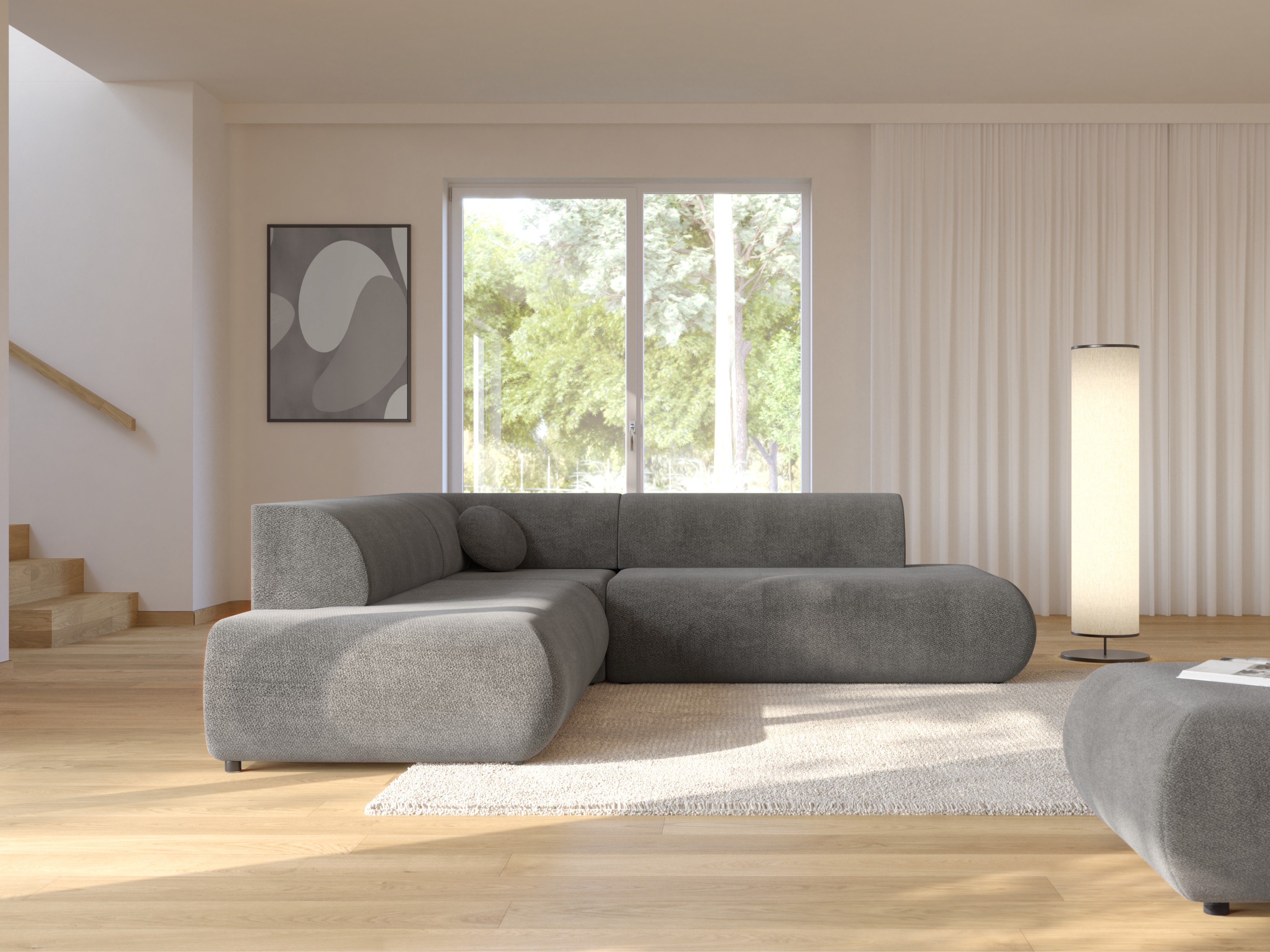 Ugaona sofa Kingston 186 (Vinci 14)