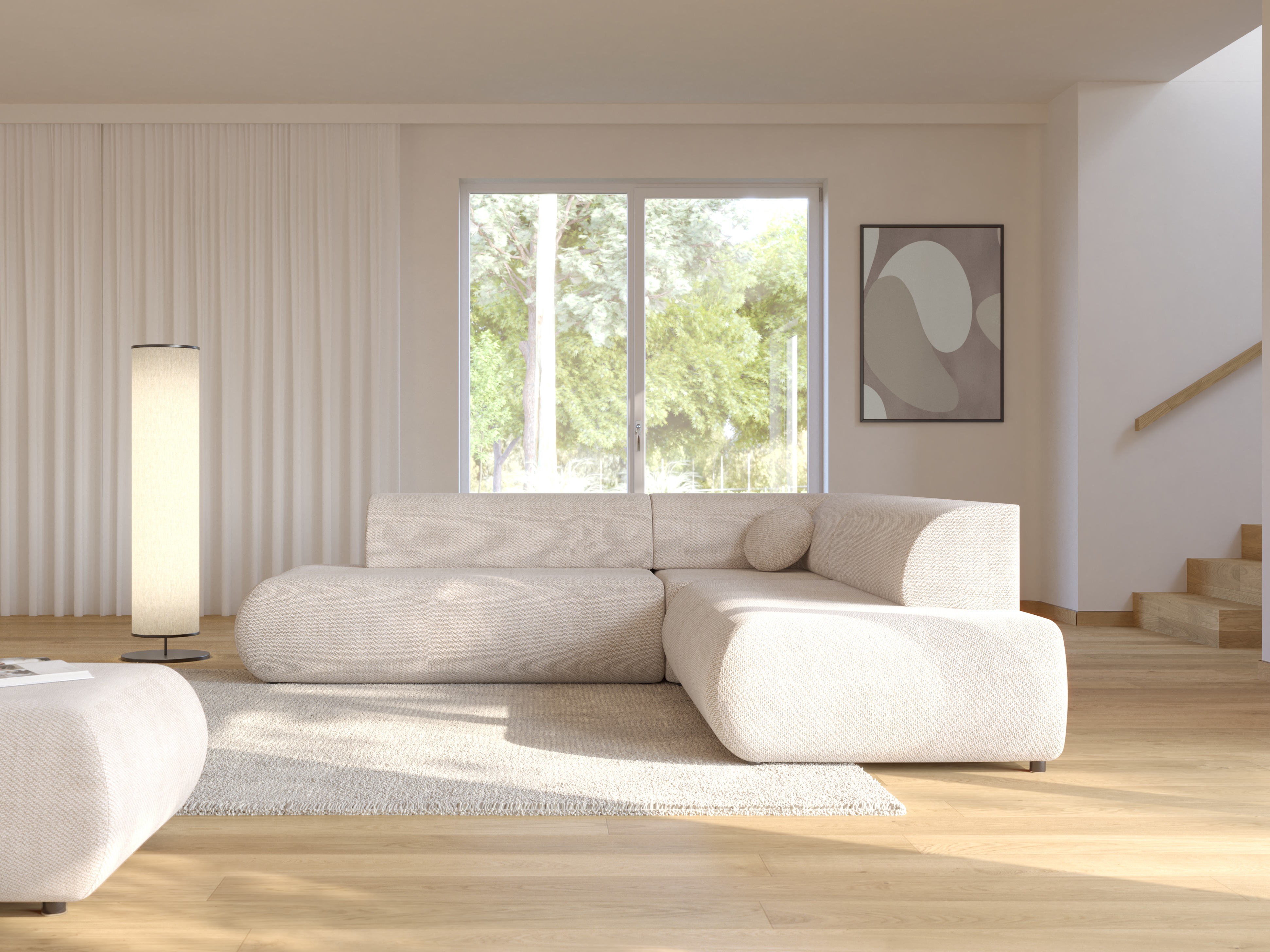 Ugaona sofa Kingston 186 (Vinci 26)