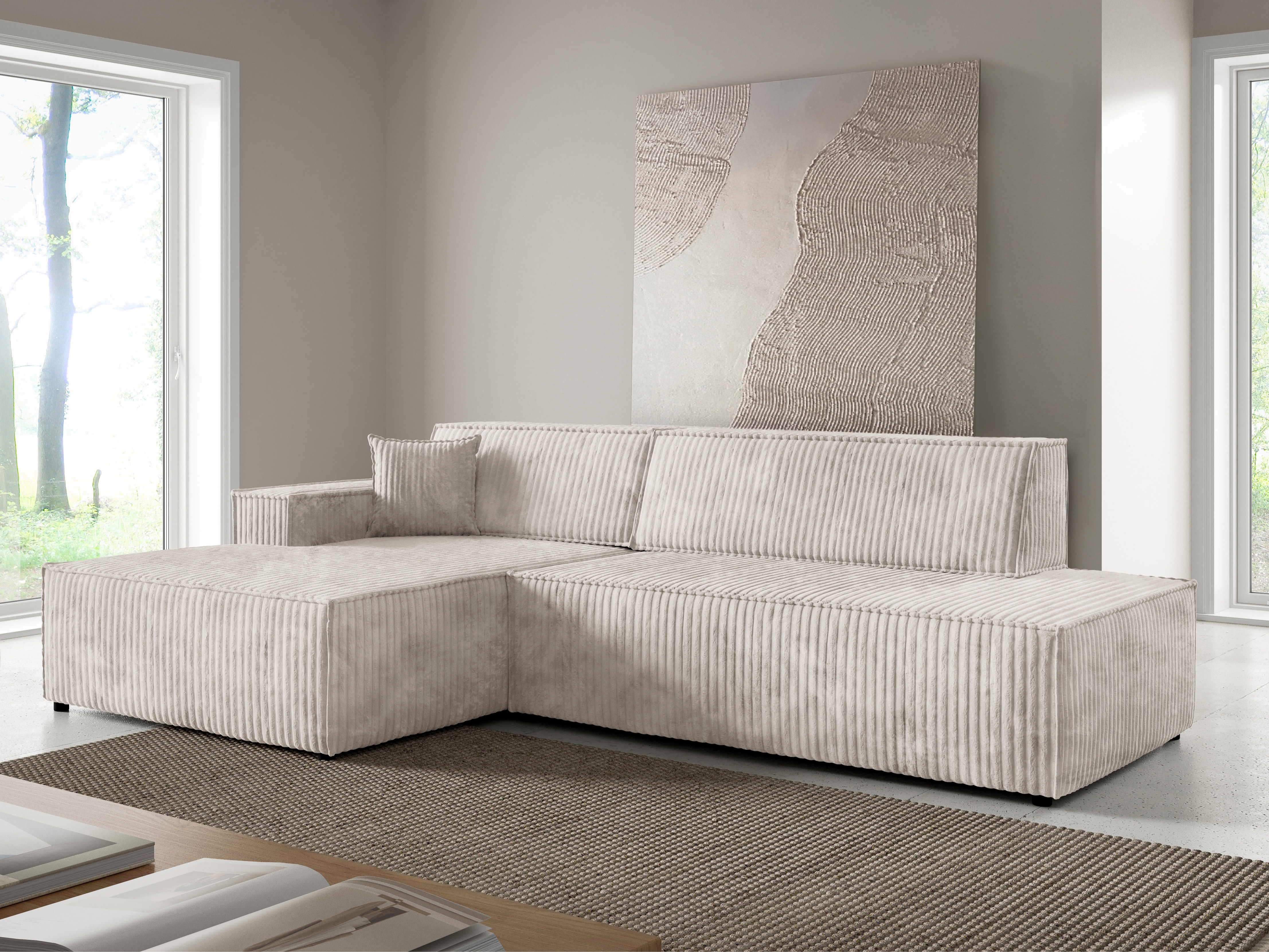 Ugaona sofa Kingston 187 (Tilia 01)