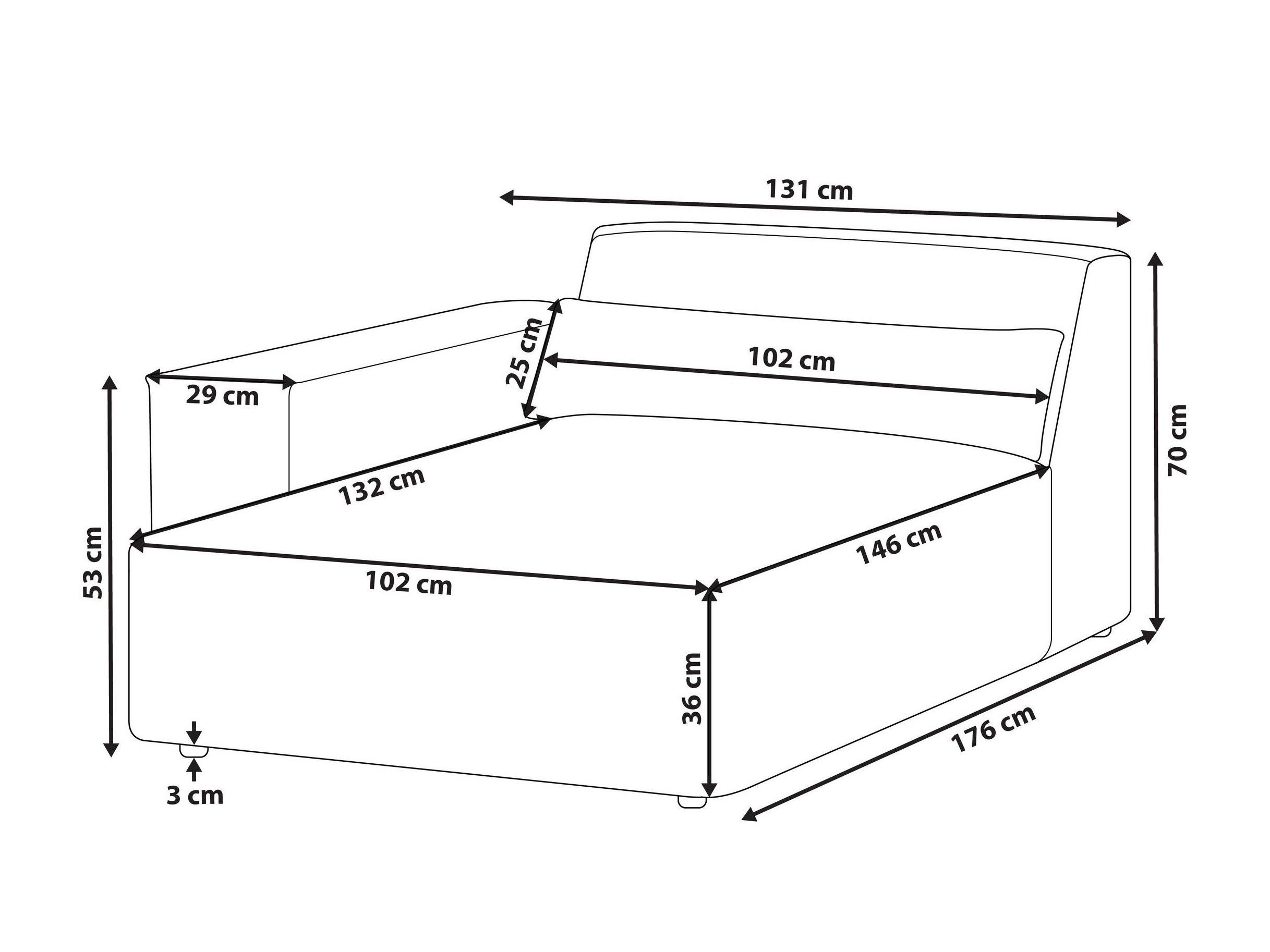 Modularne sedeće garniture Tivsora 101 (Svetlo bež)