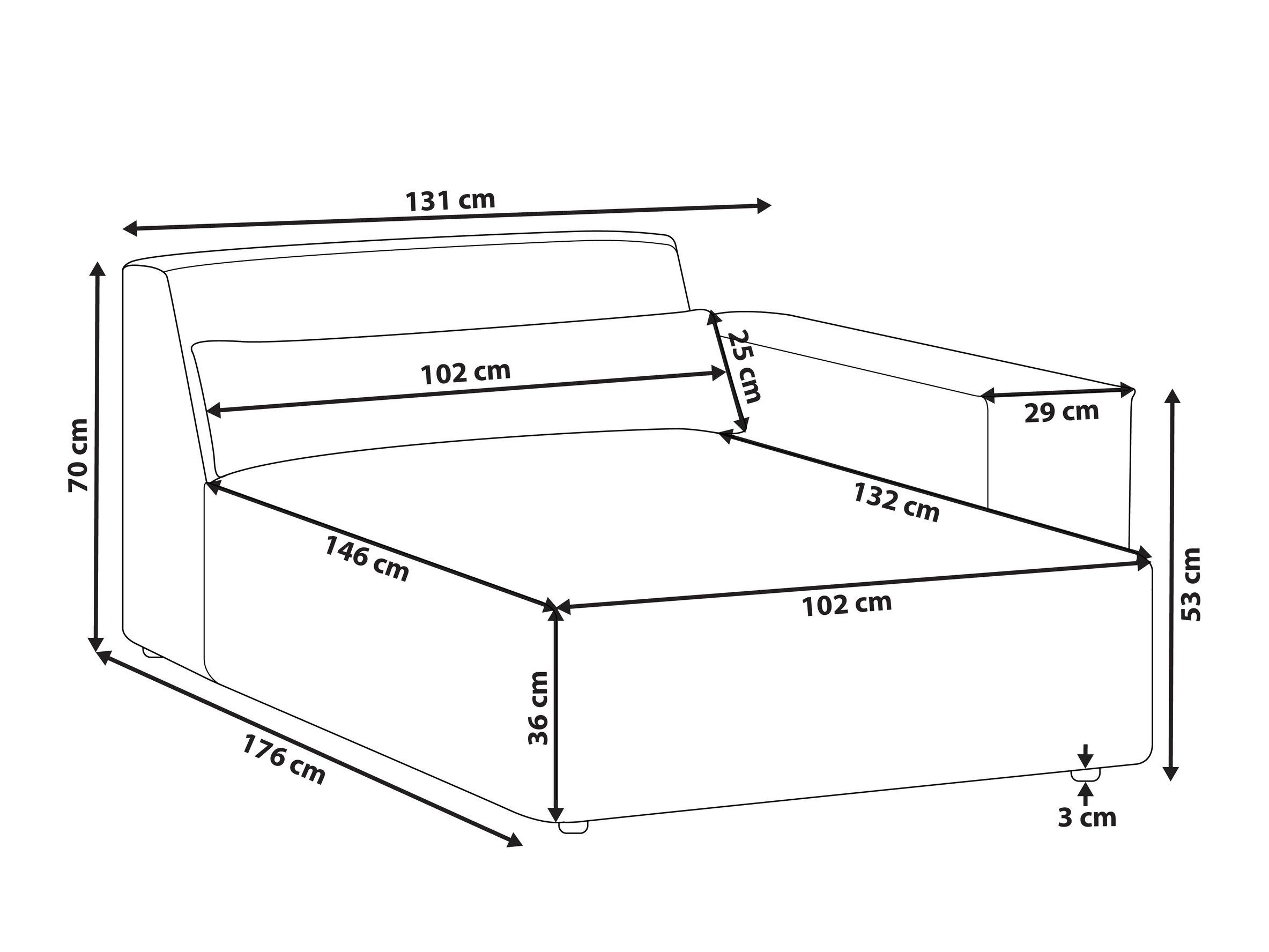 Modularne sedeće garniture Tivsora 101 (Svetlo bež)
