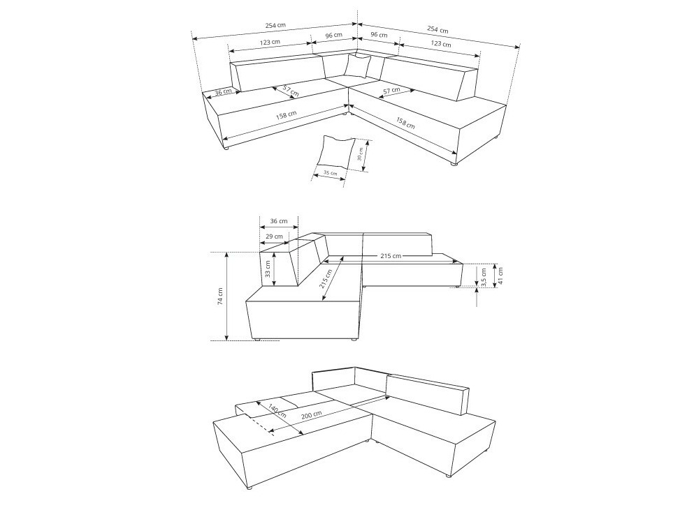 Ugaona garnitura Kingston 188 (Tilia 11)
