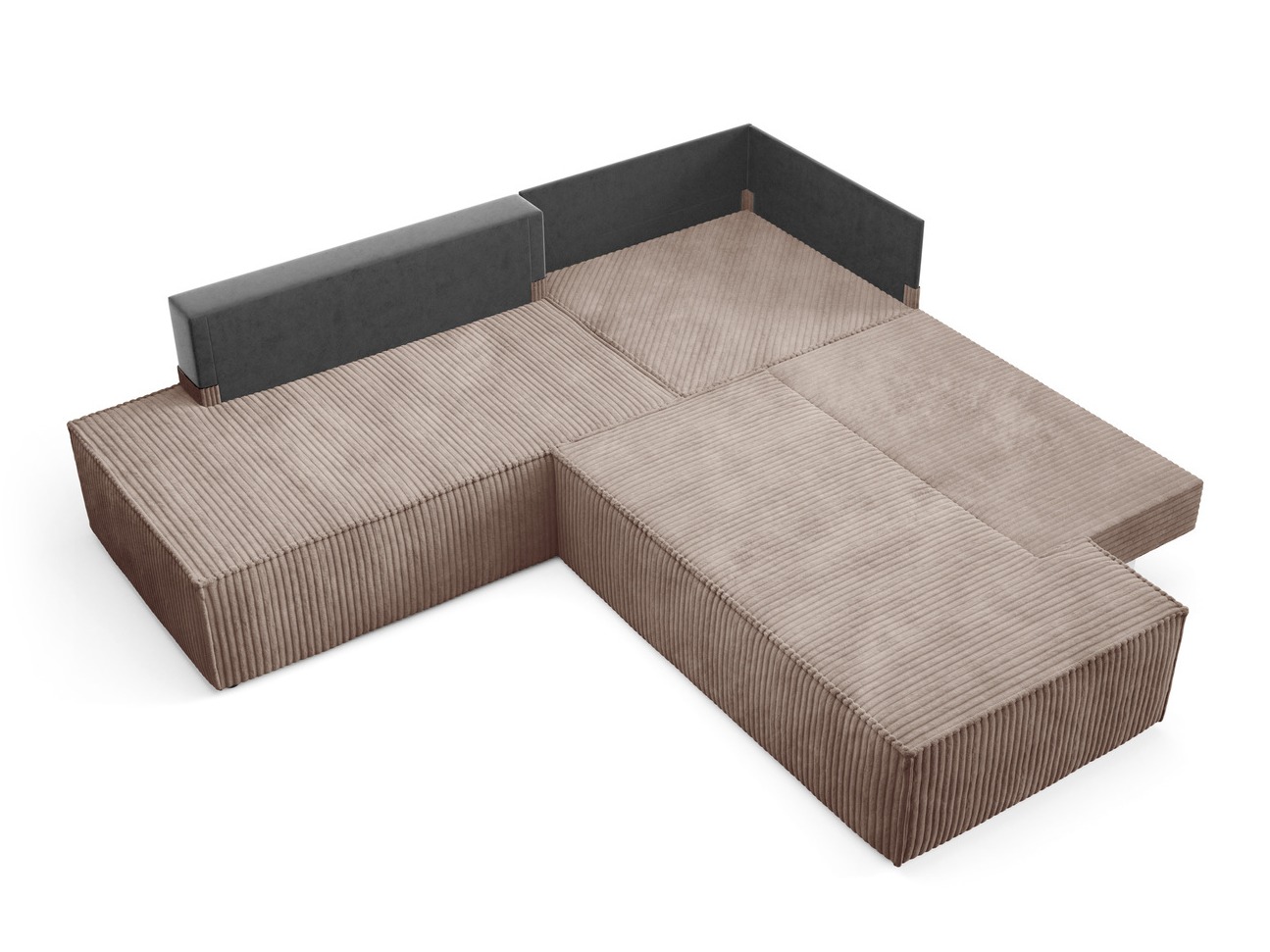 Ugaona sofa Kingston 188 (Tilia 17)