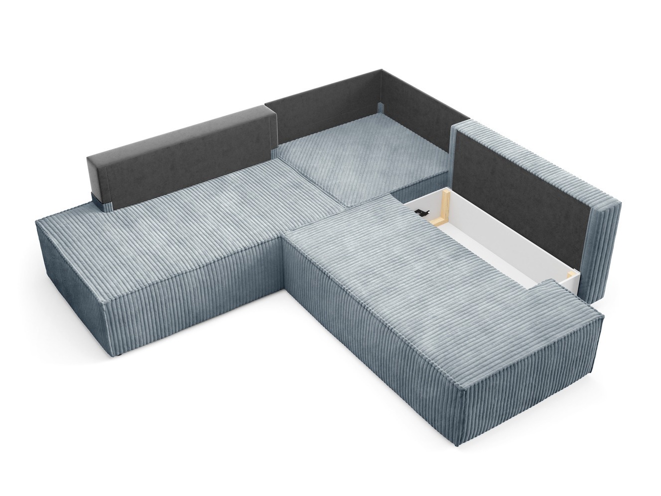 Ugaona sofa Kingston 188 (Tilia 85)