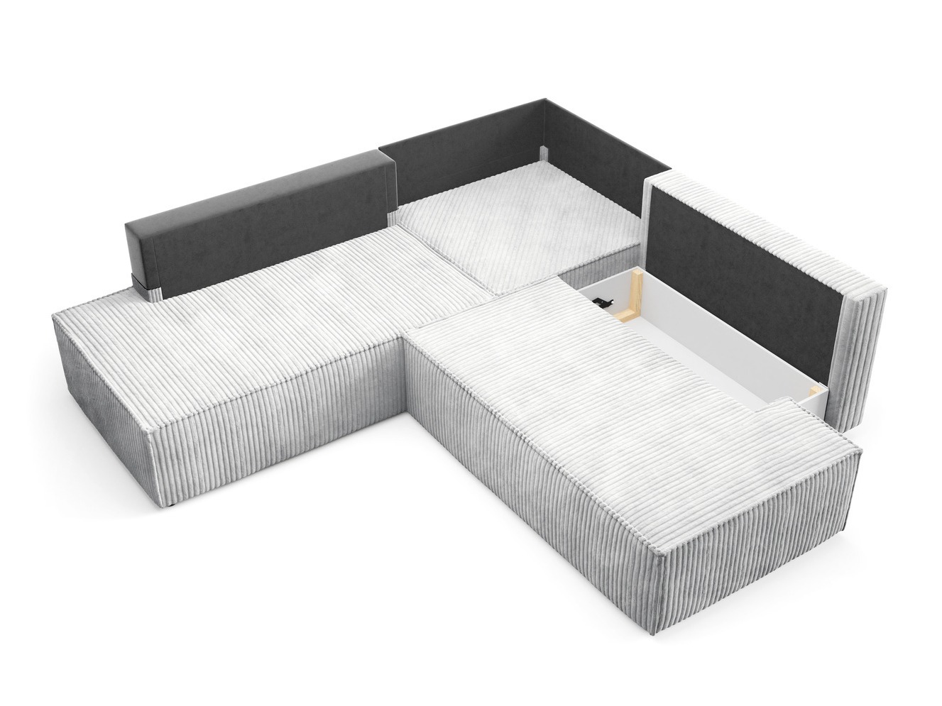 Ugaona sofa Kingston 188 (Tilia 86)