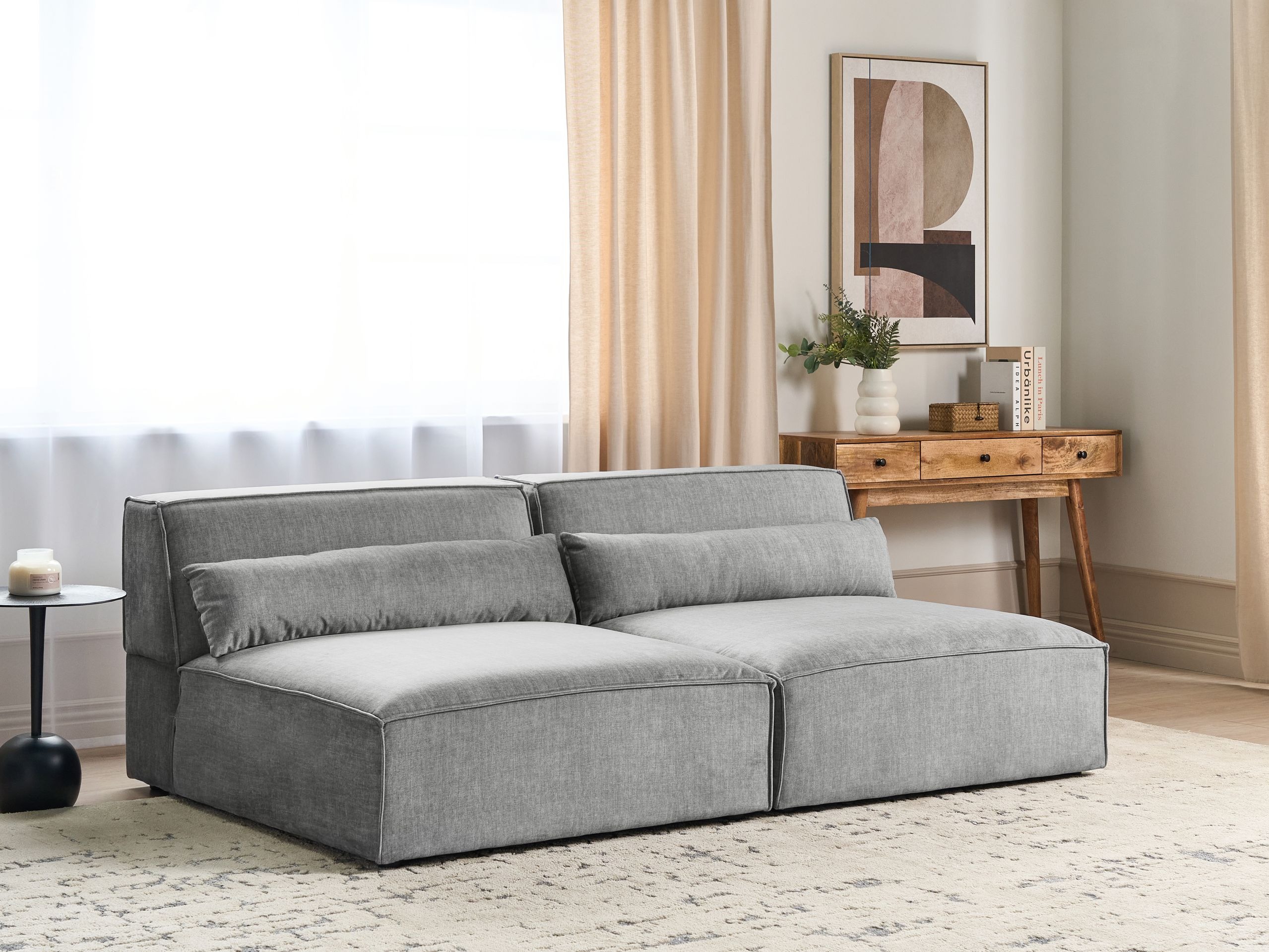 Modularna sofa Tivsora 102 (Sivo)