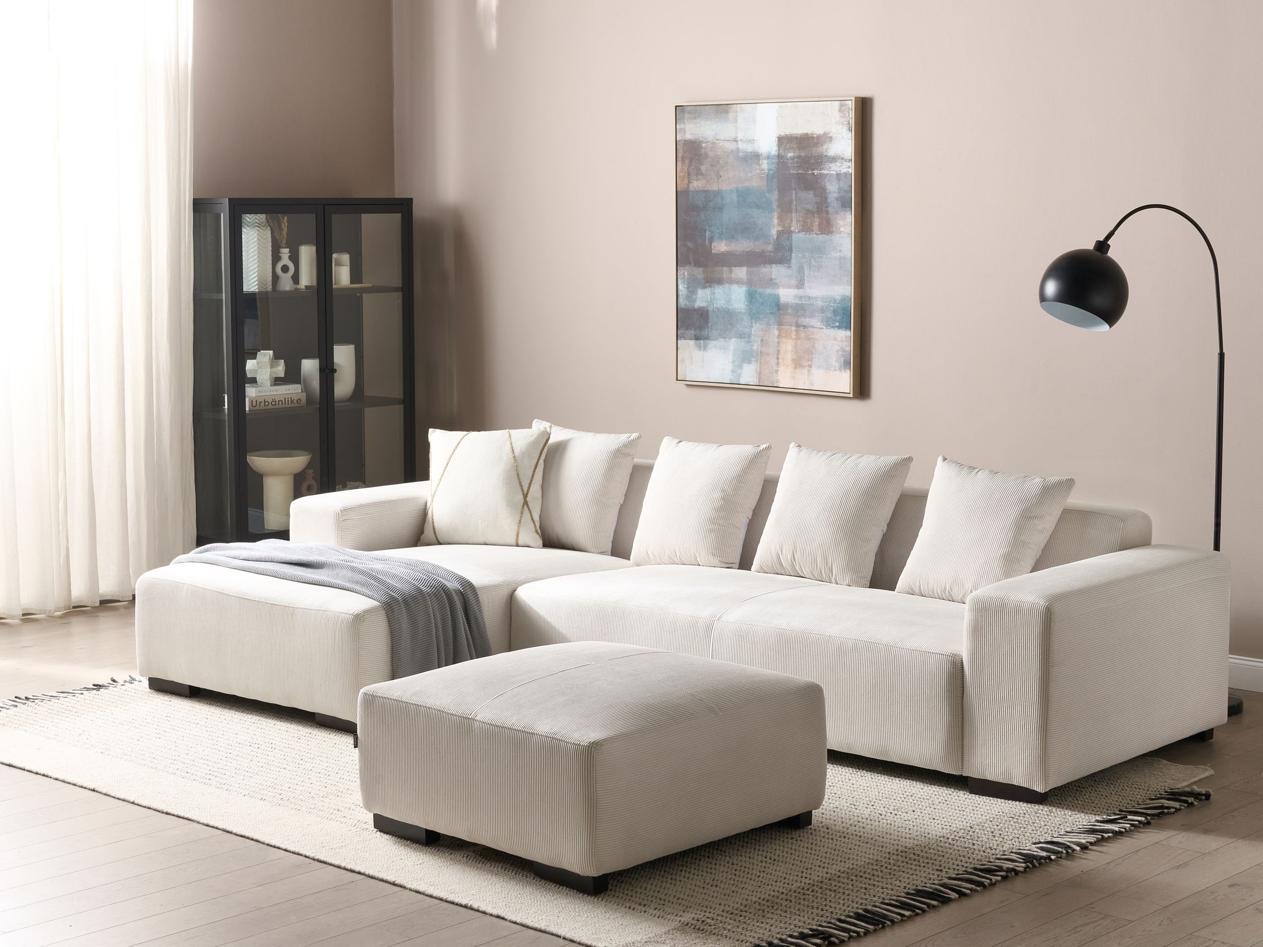 Set tapaciranog nameštaja Berwyn 2847 (Belo)