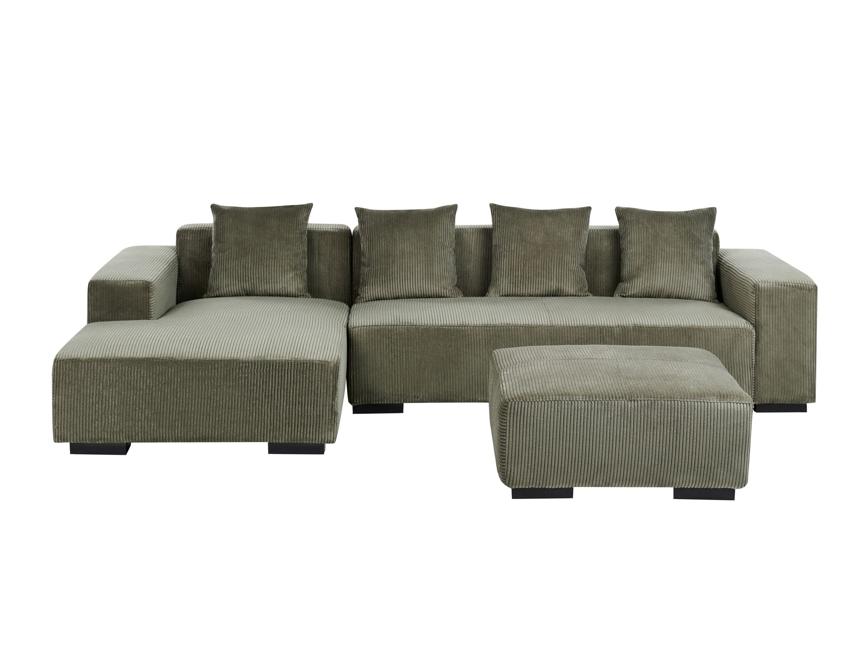 Set tapaciranog nameštaja Berwyn 2847 (Zelena)