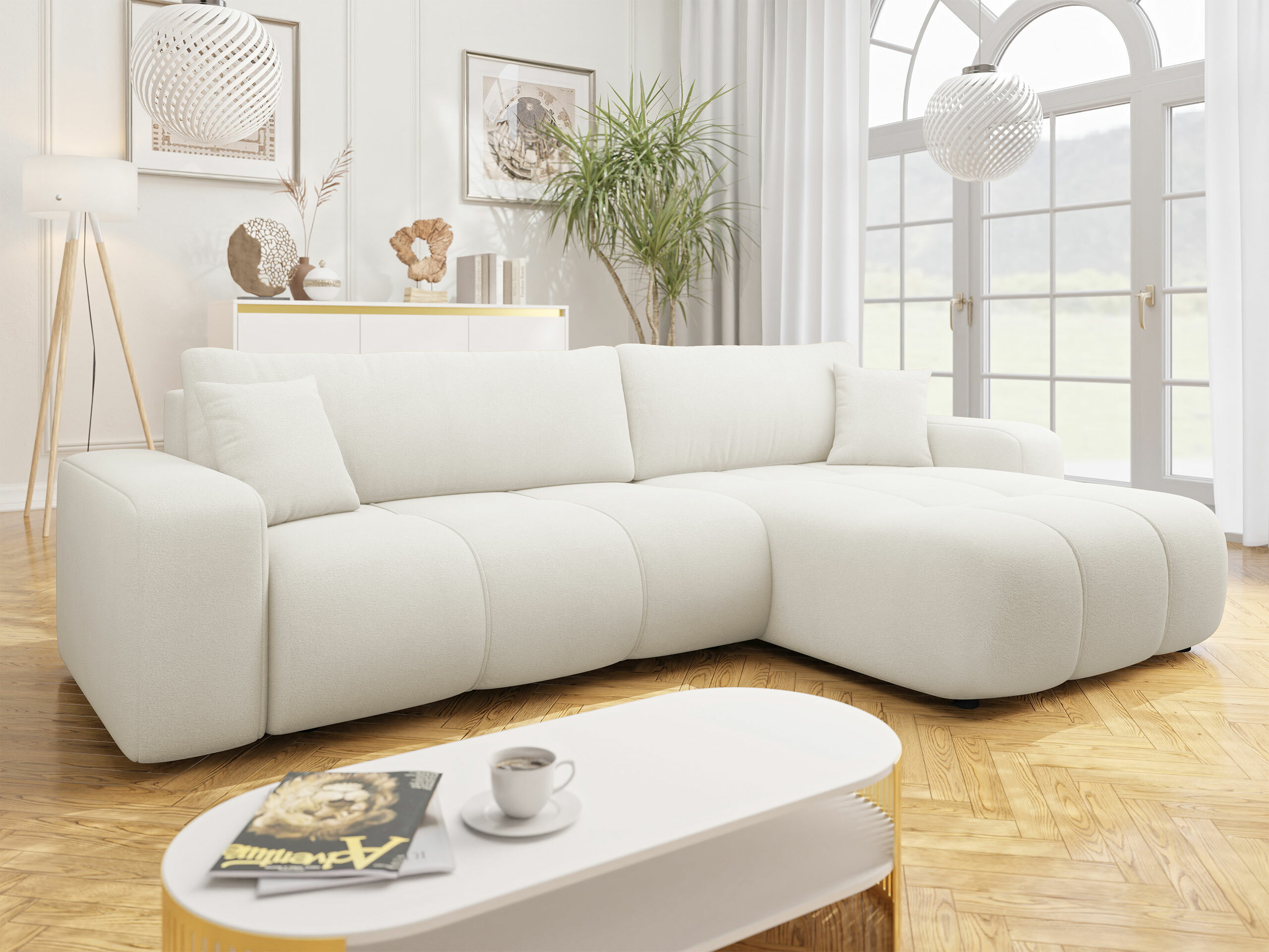 Ugaona sofa Comfivo 425 (Velo 621)