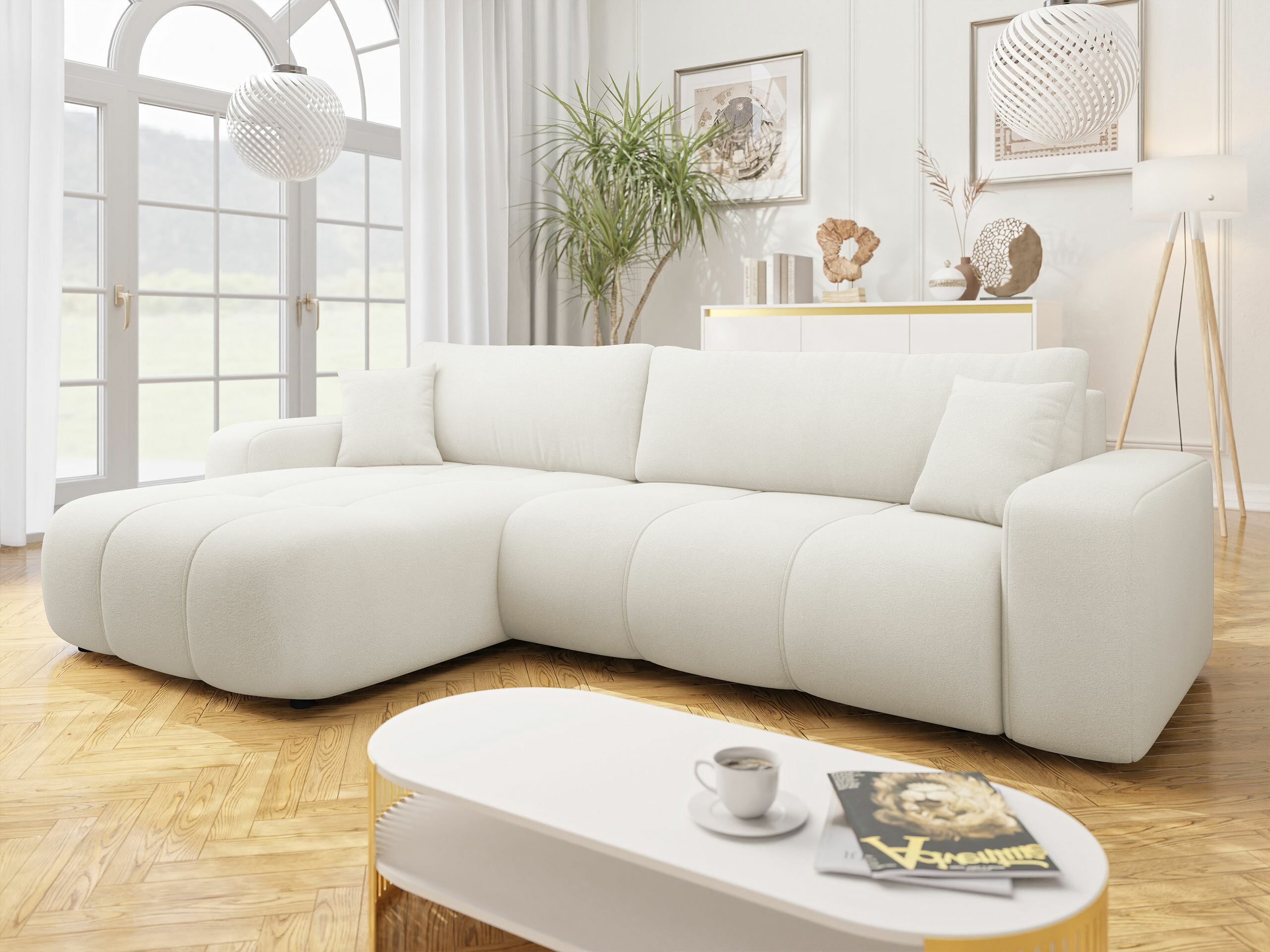 Ugaona sofa Comfivo 425 (Velo 621)