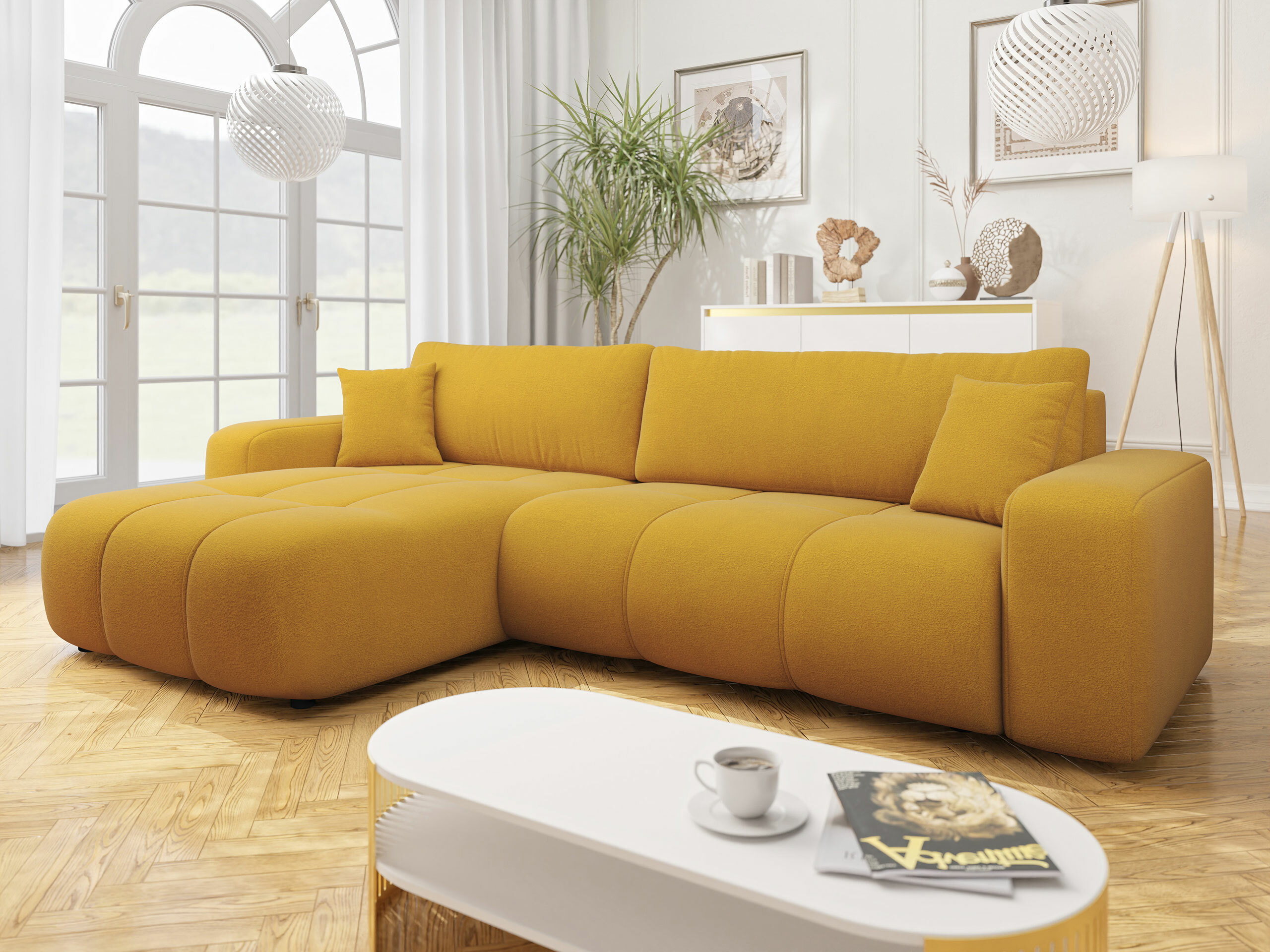 Ugaona sofa Comfivo 425 (Velo 626)