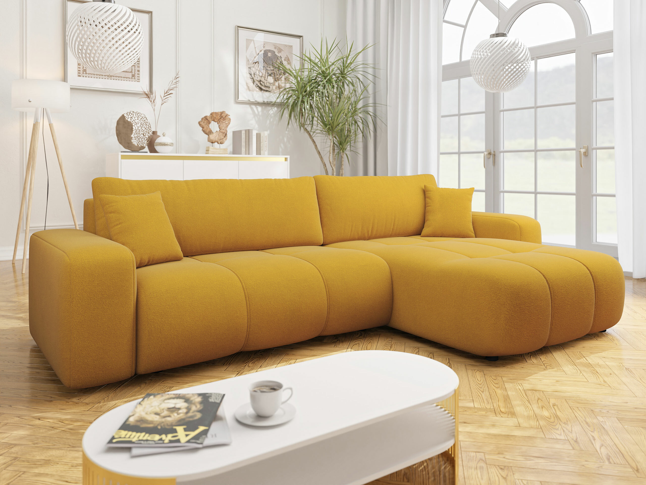 Ugaona sofa Comfivo 425 (Velo 626)