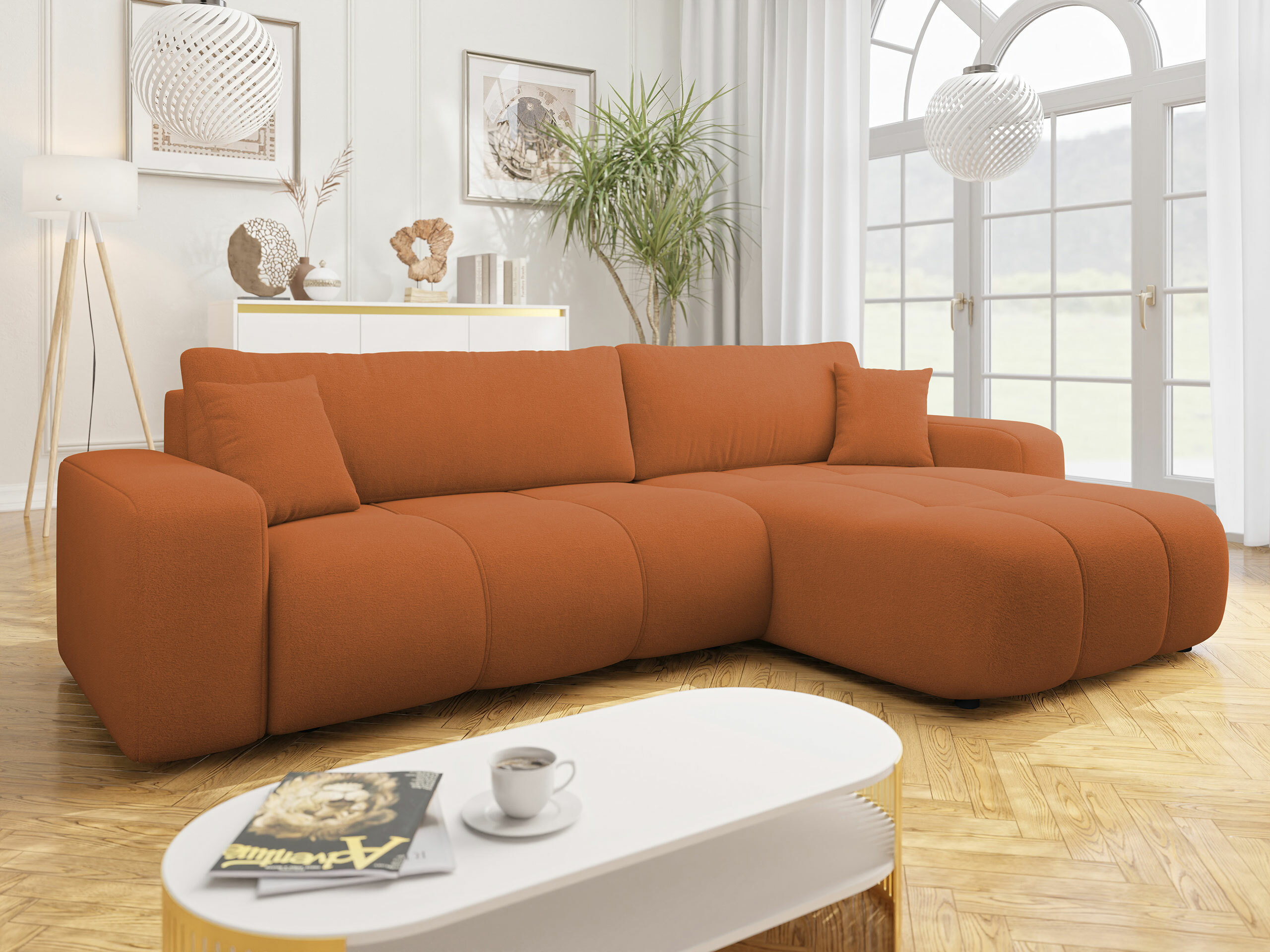 Ugaona sofa Comfivo 425 (Velo 627)