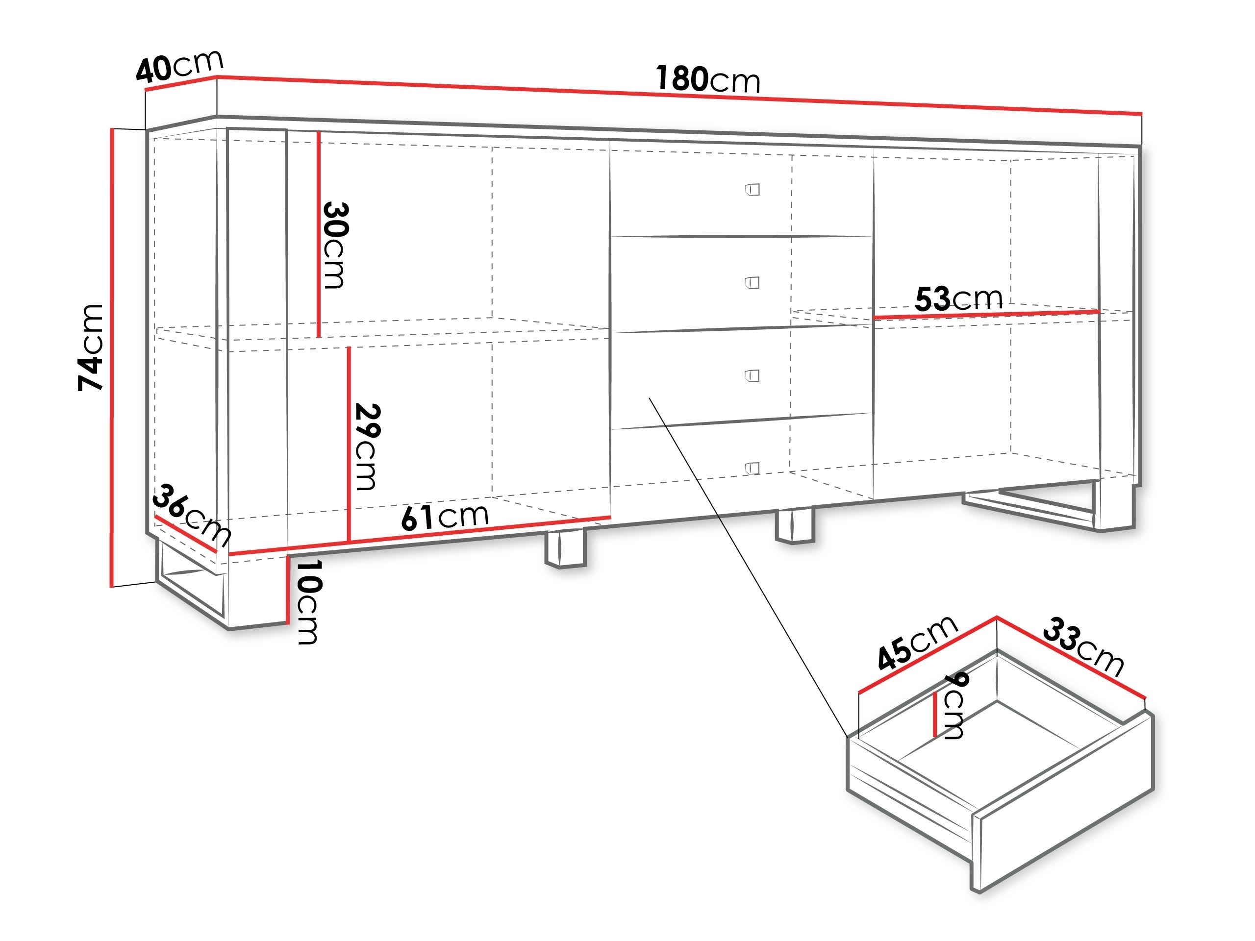 Komoda Comfivo Vestora 100