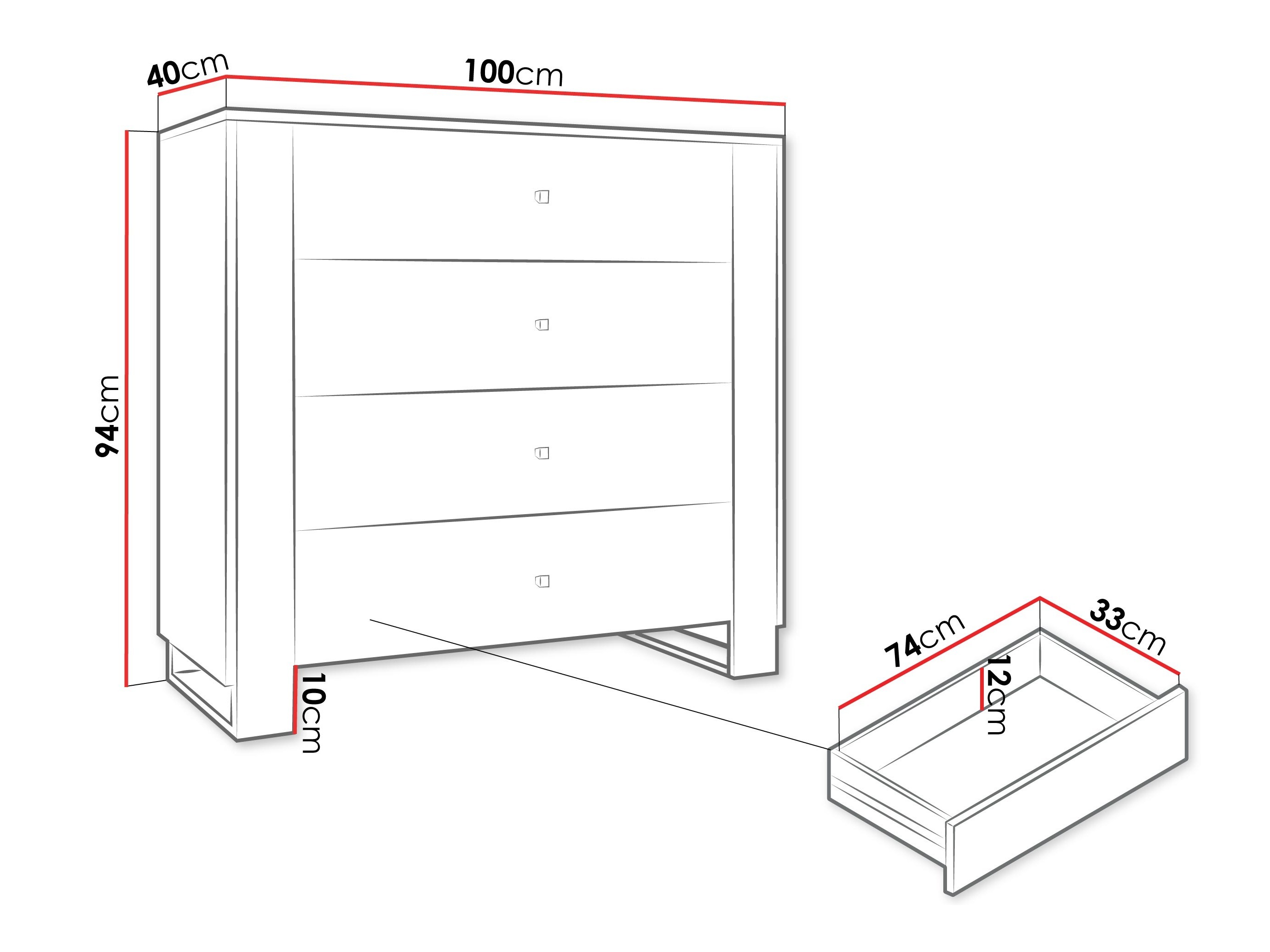 Komoda Comfivo Vestora 101