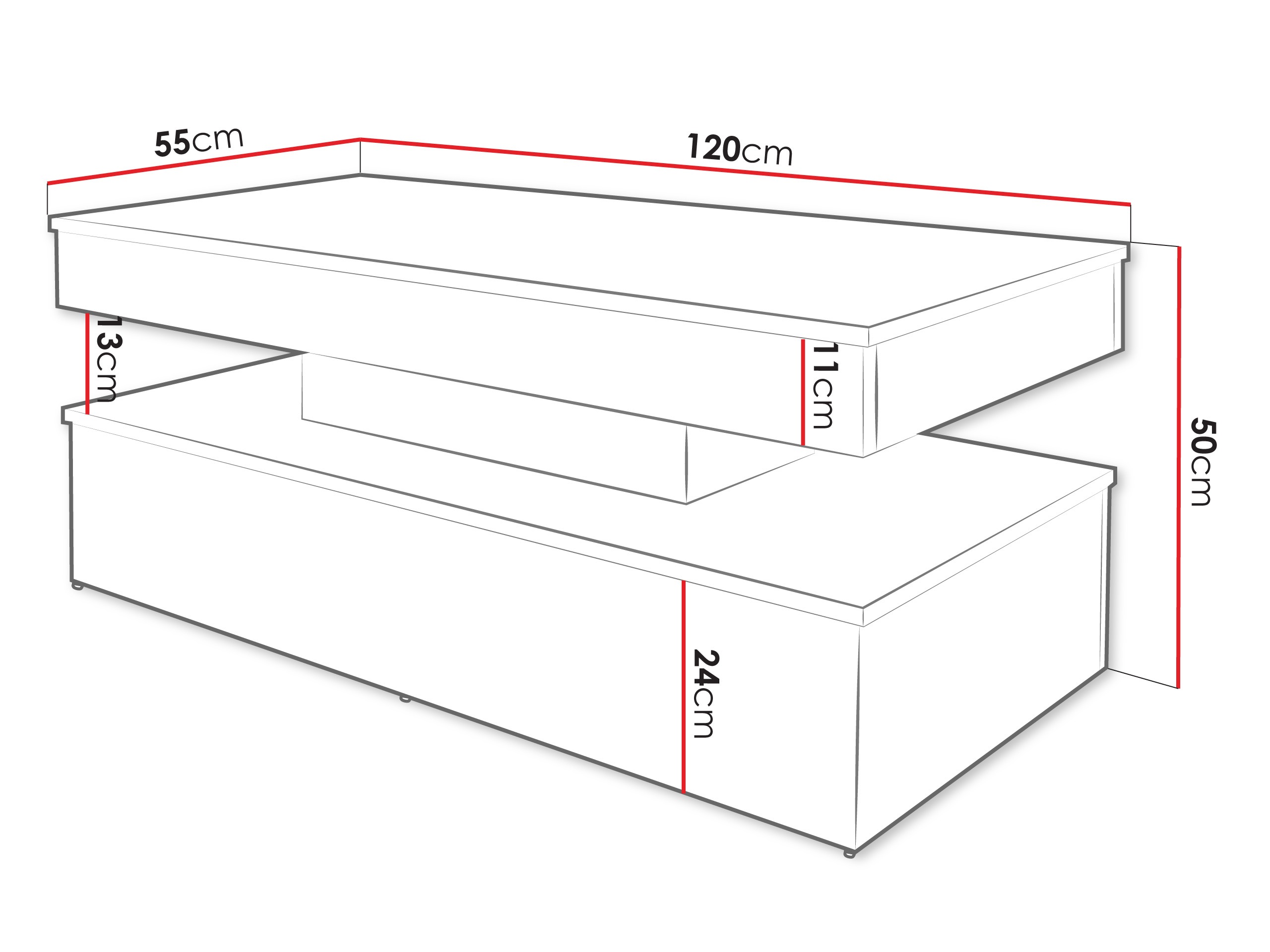 Stočić za kafu Monfero 100 (Svetlobraon)