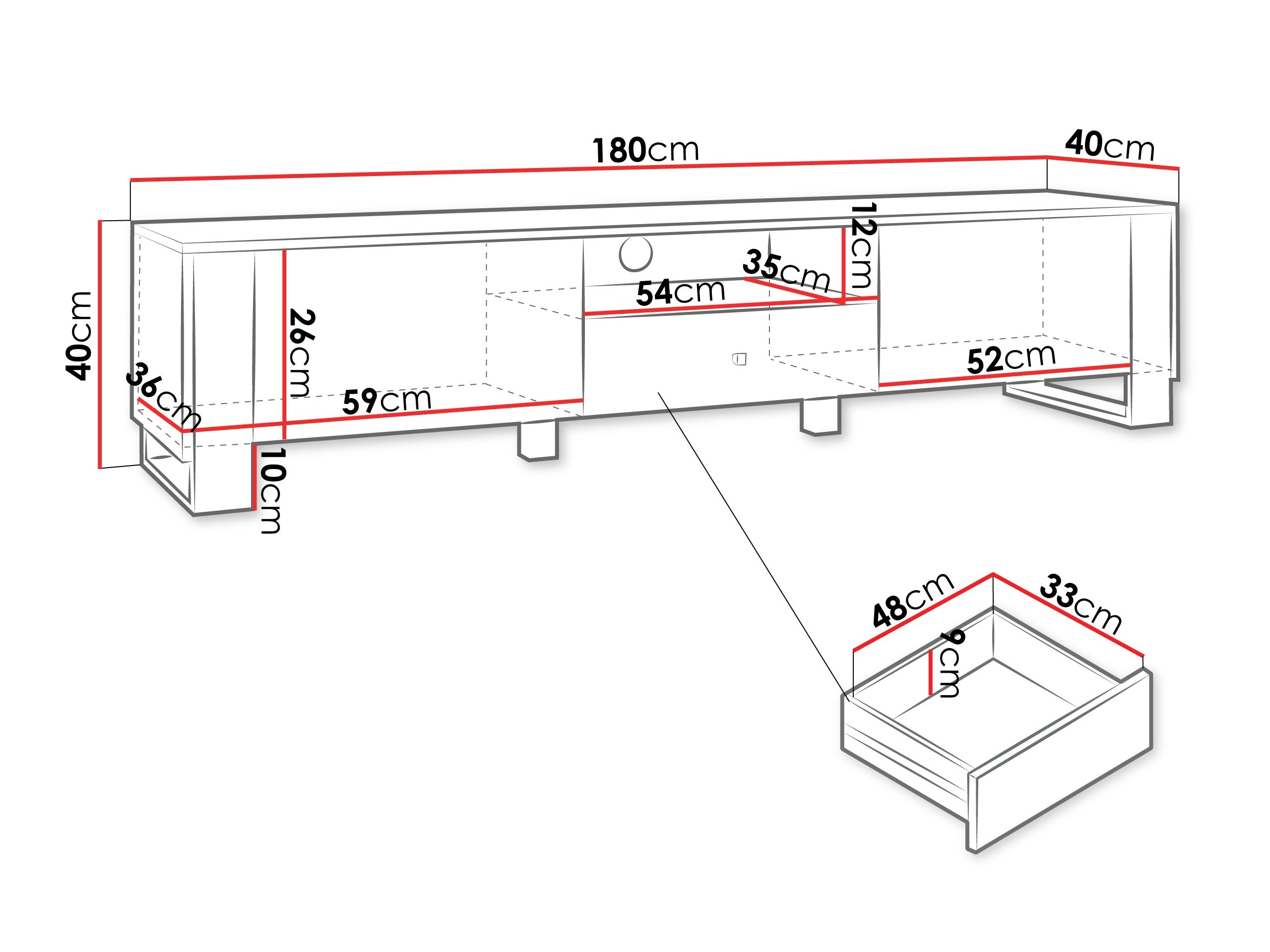 TV sto Comfivo Vestora 103