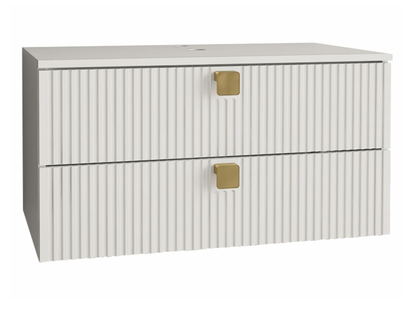 Viseći kupatilski element za lavabo Orlvera 102 (Belo)