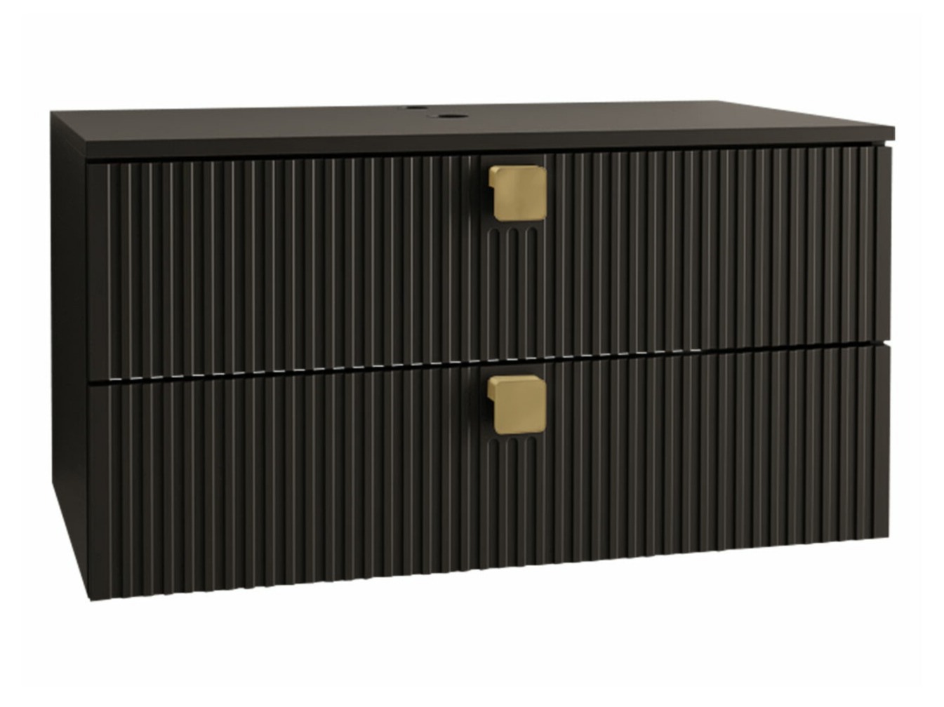 Viseći kupatilski element za lavabo Orlvera 102 (Crno)