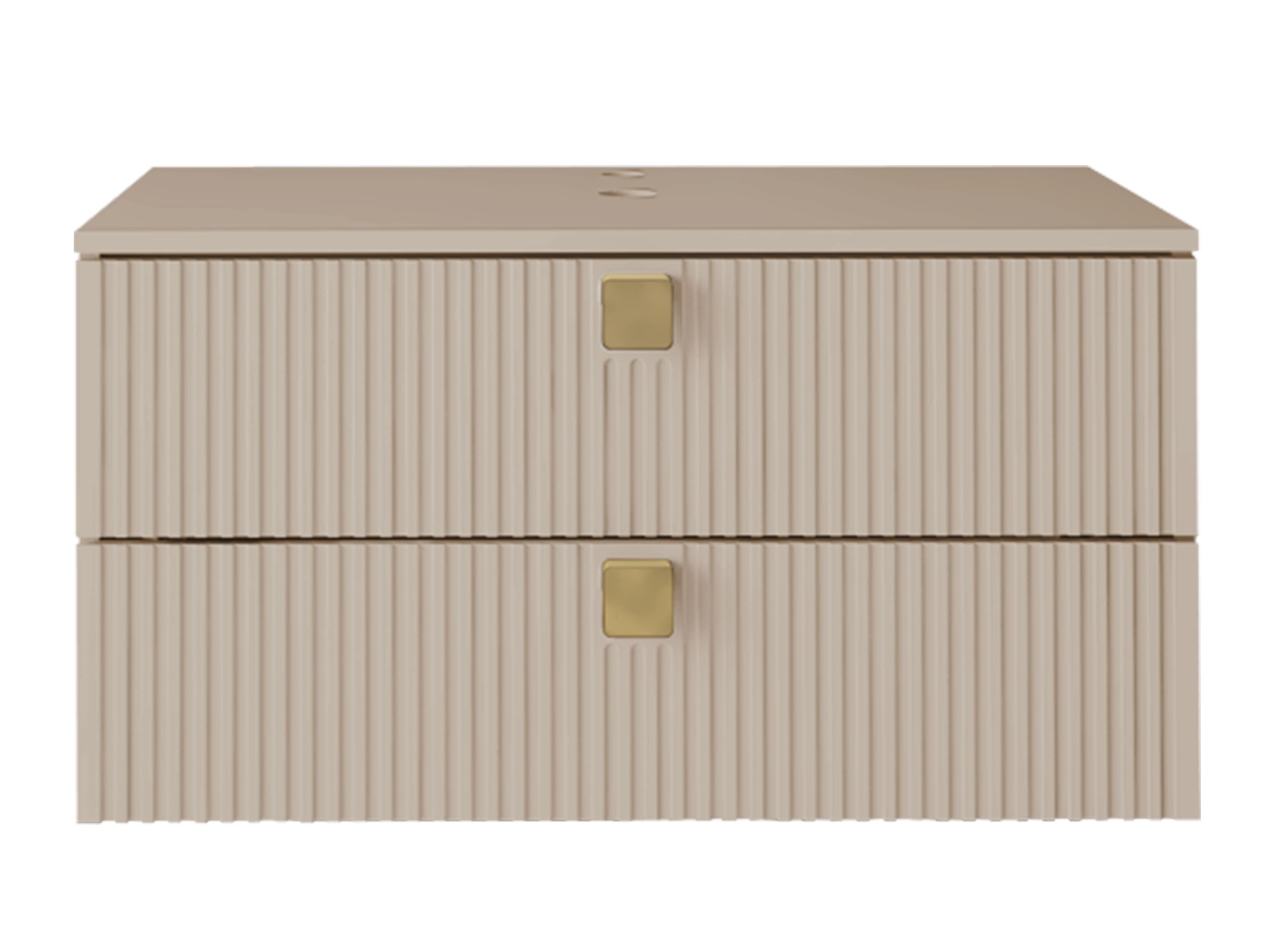 Viseći kupatilski element za lavabo Orlvera 102 (Svetlobraon)