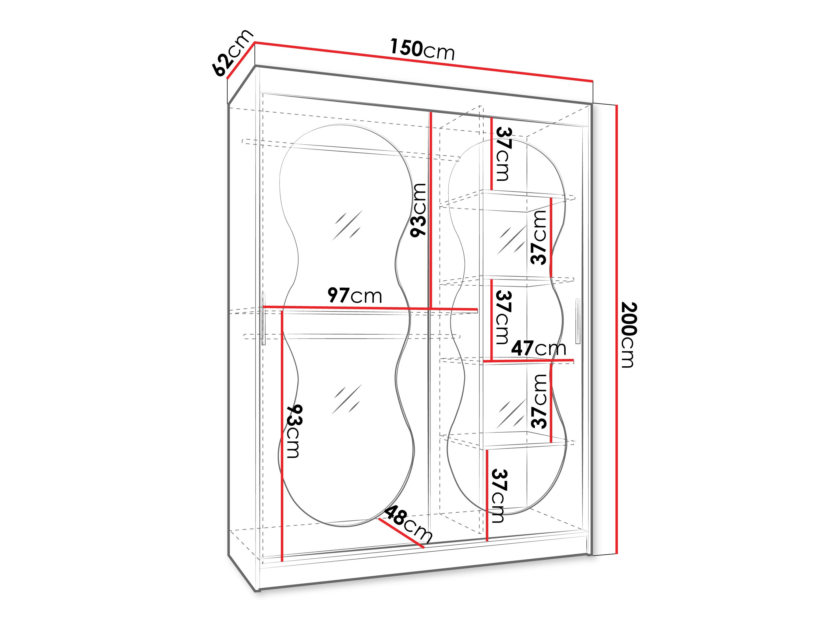 Ormar Hartford 528 (Crno)