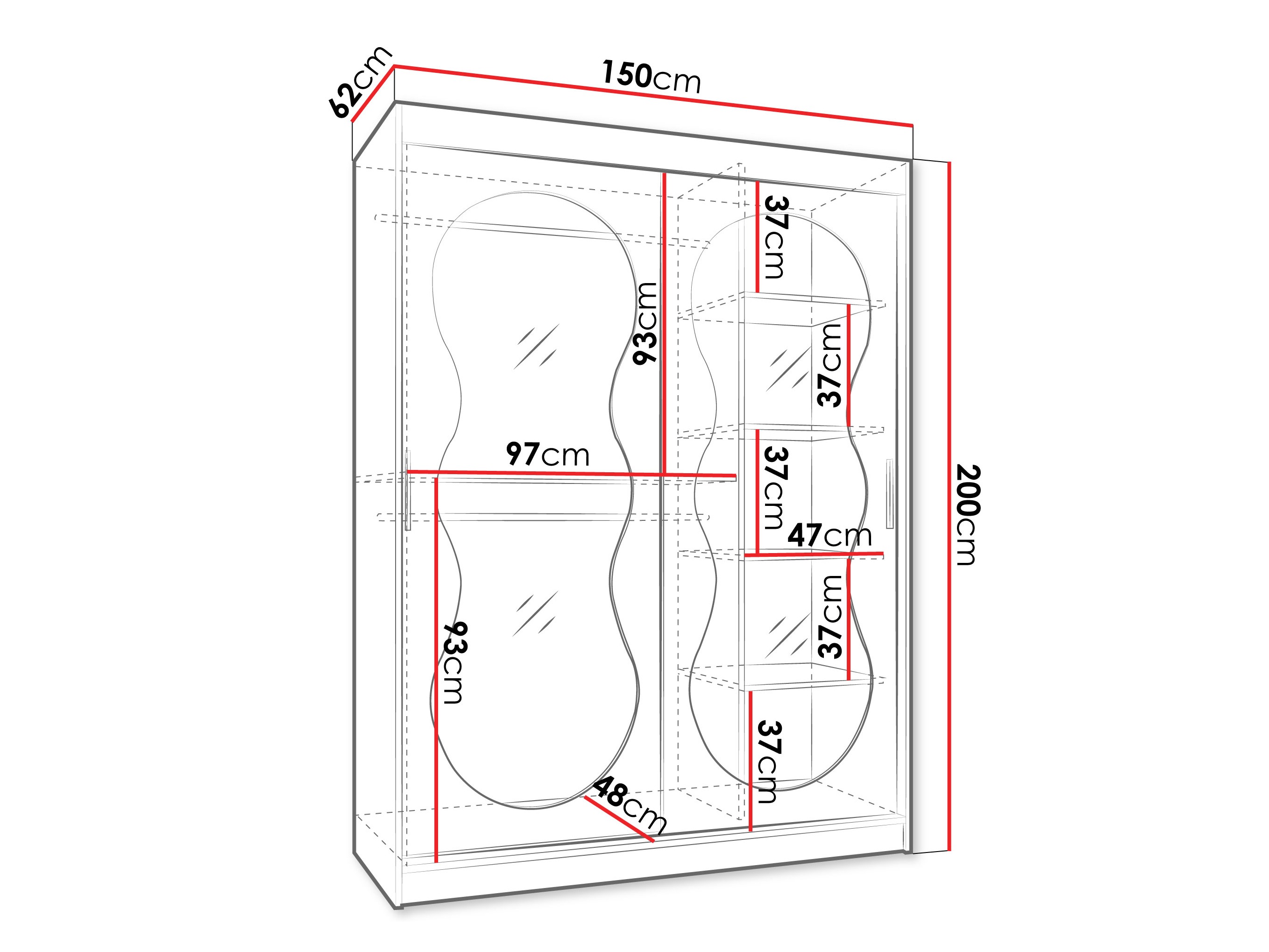 Ormar Hartford 528 (Crno)