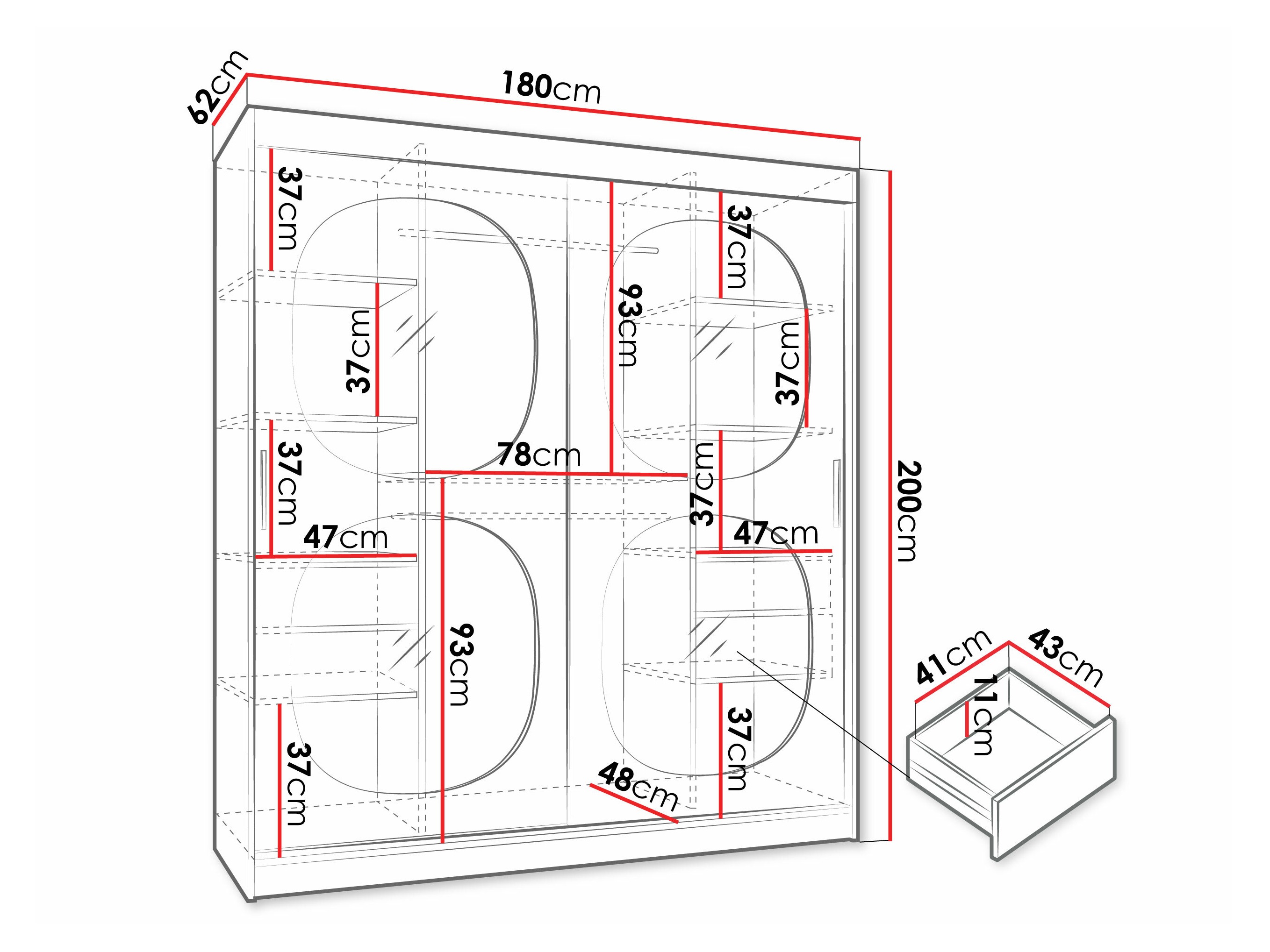 Ormar Hartford 529 (Crno)