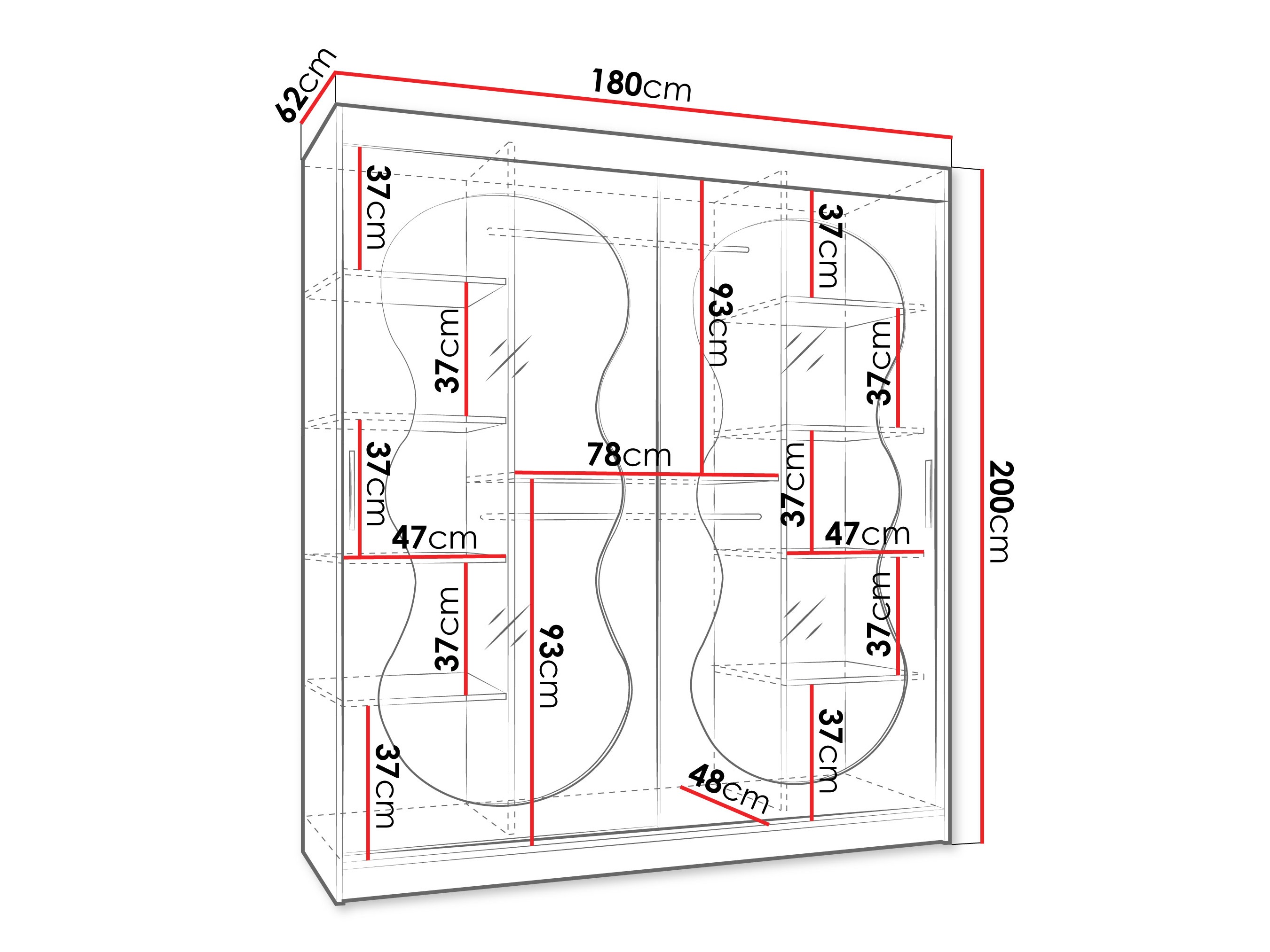 Ormar Hartford 530 (Crno)