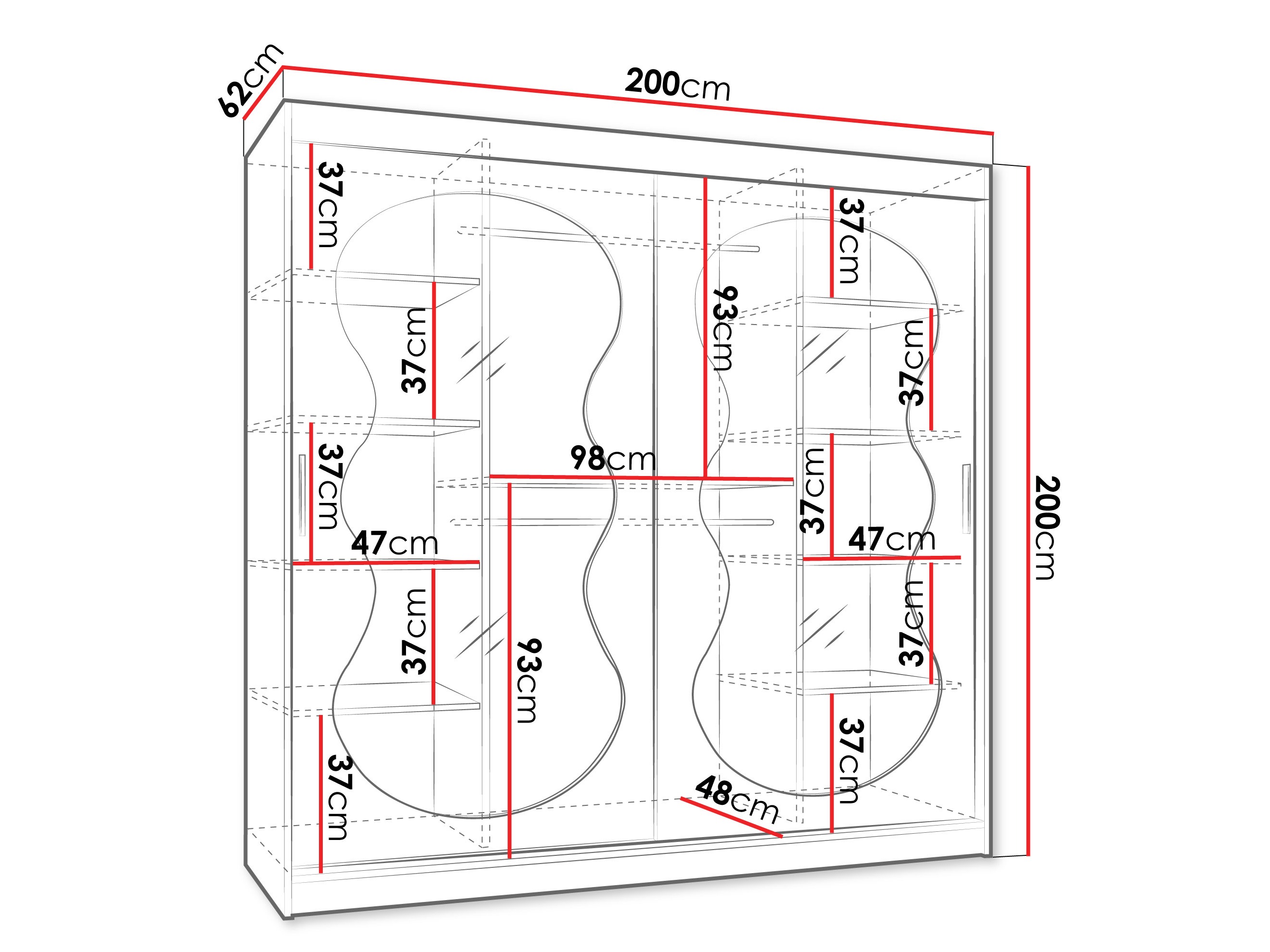 Ormar Hartford 532 (Crno)