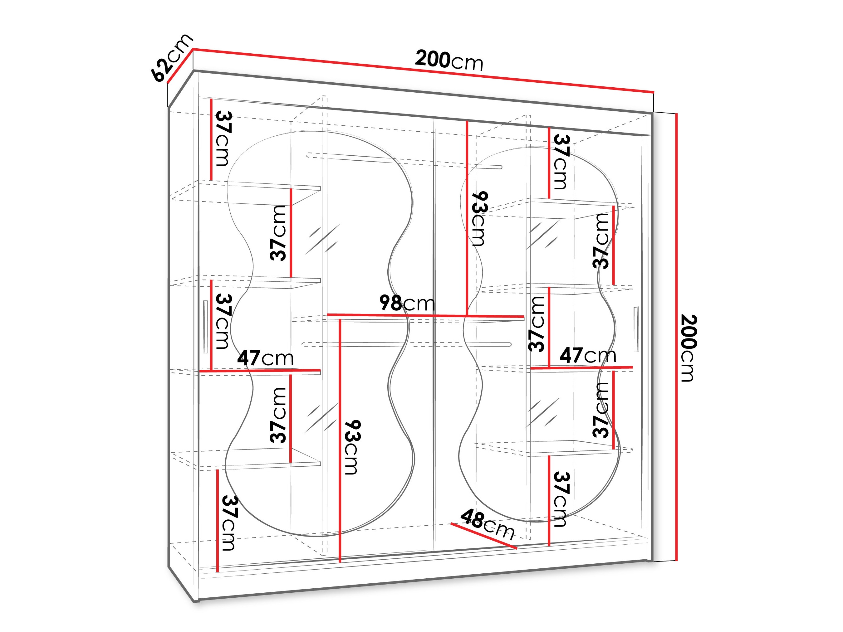 Ormar Hartford 532 (Crno)