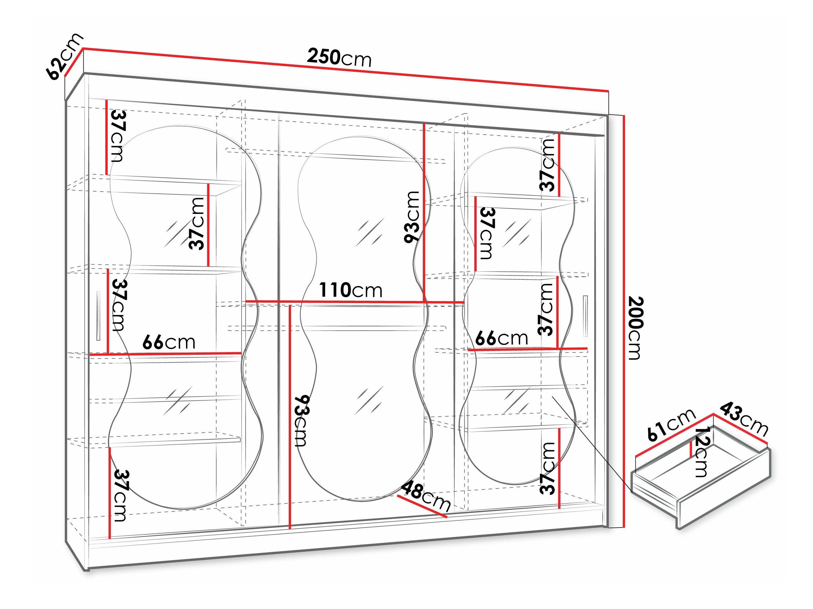Ormar Hartford 534 (Crno)