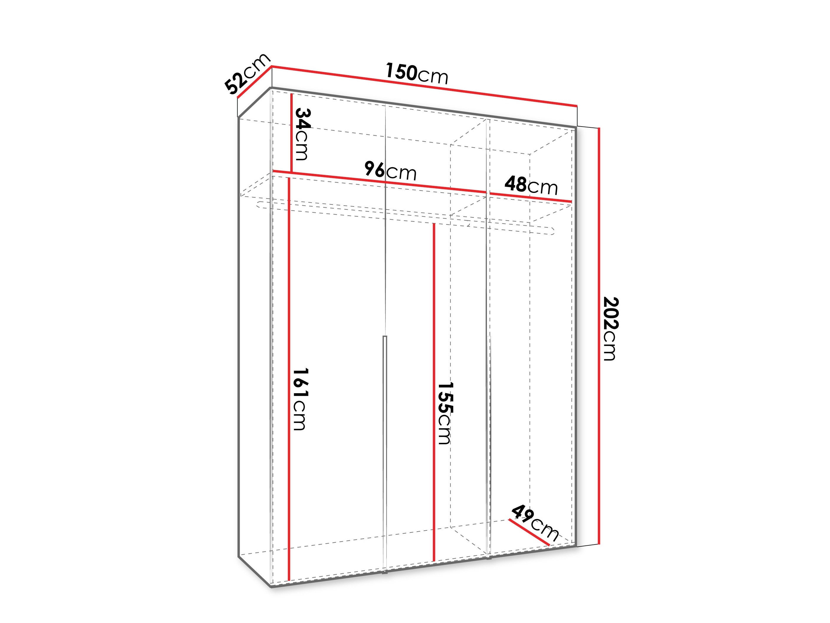 Ormar Hartford 536 (Crno)