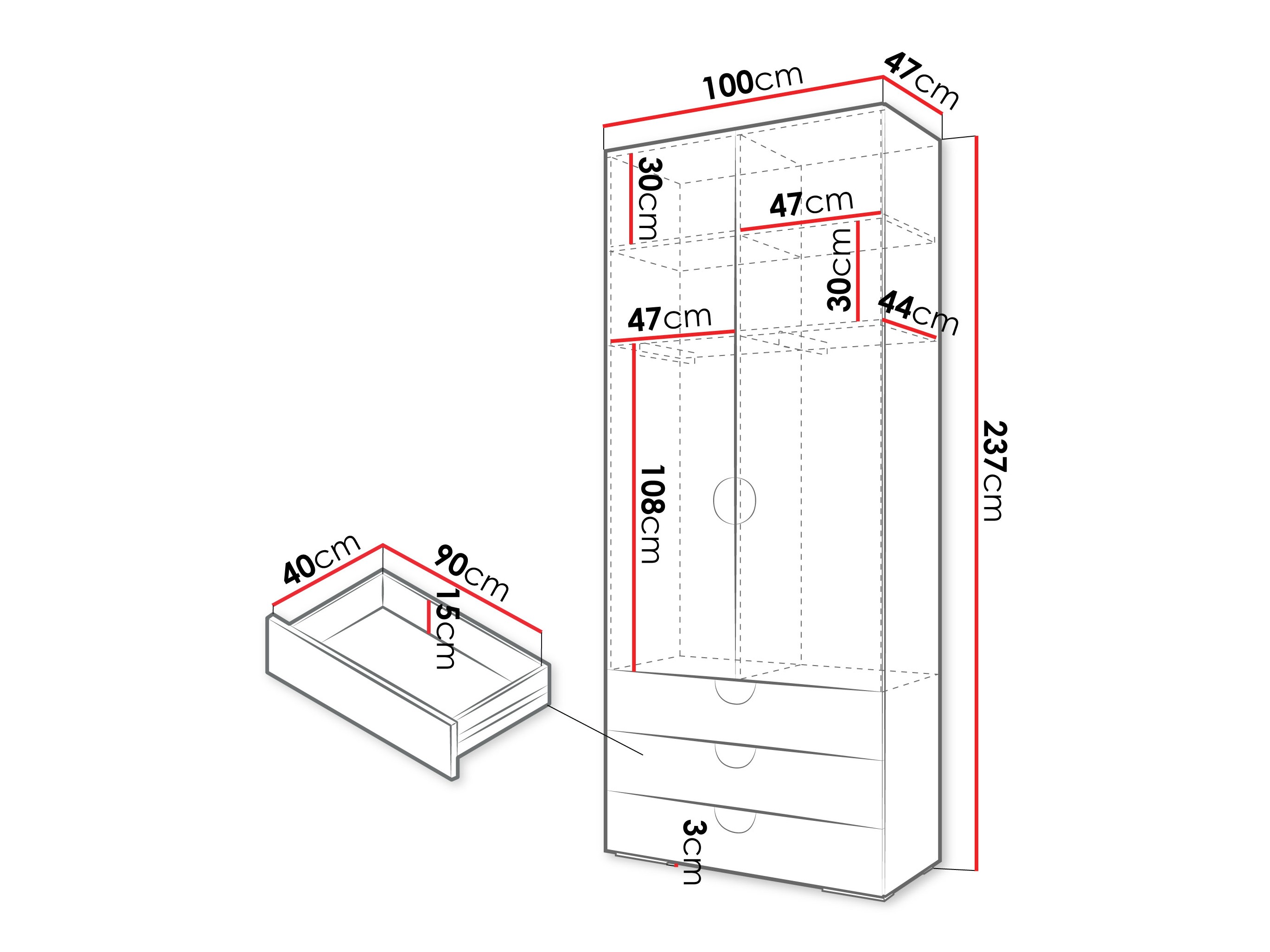 Ormar Hartford 565 (Crno)
