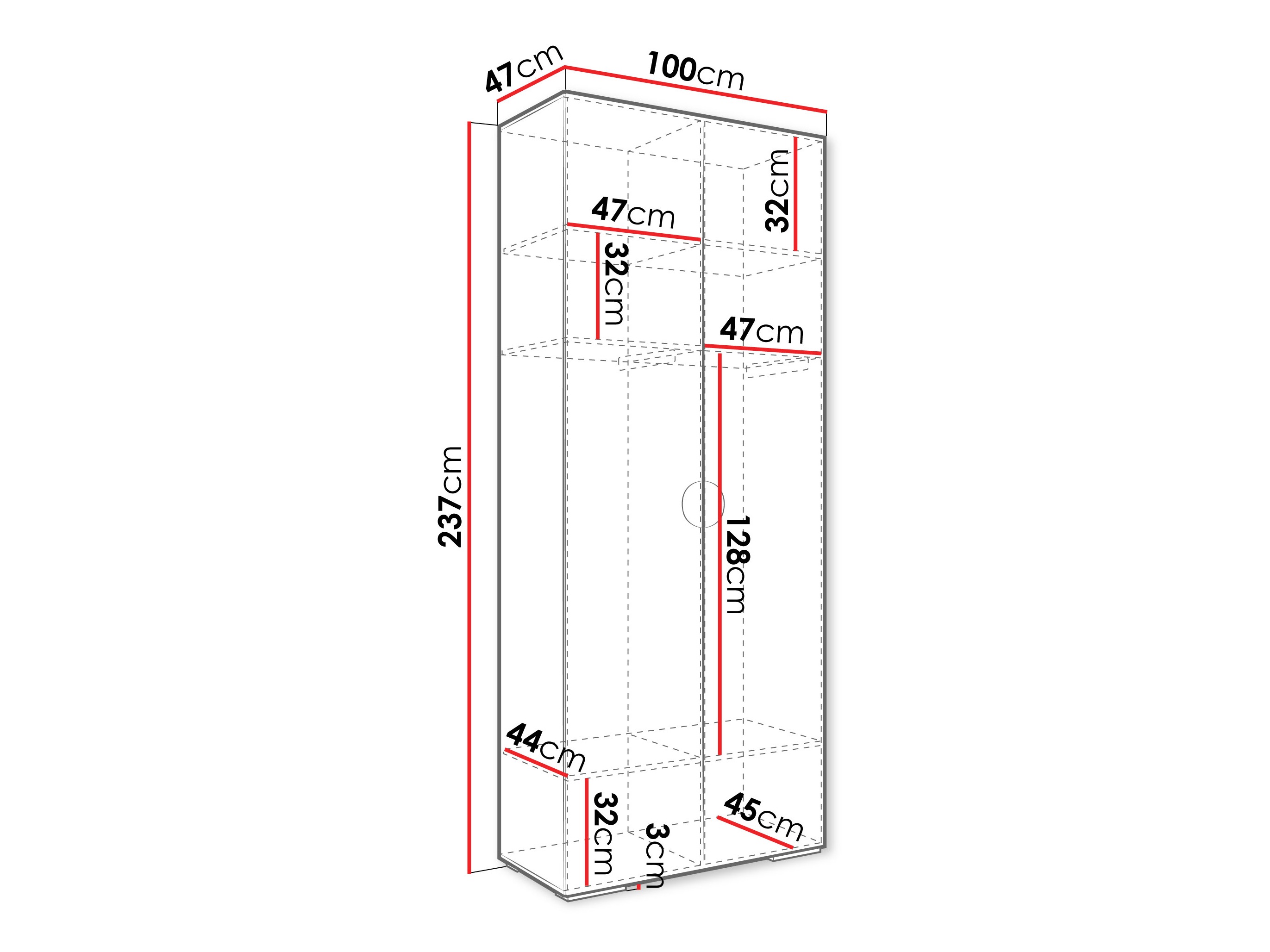 Ormar Hartford 566 (Crno)